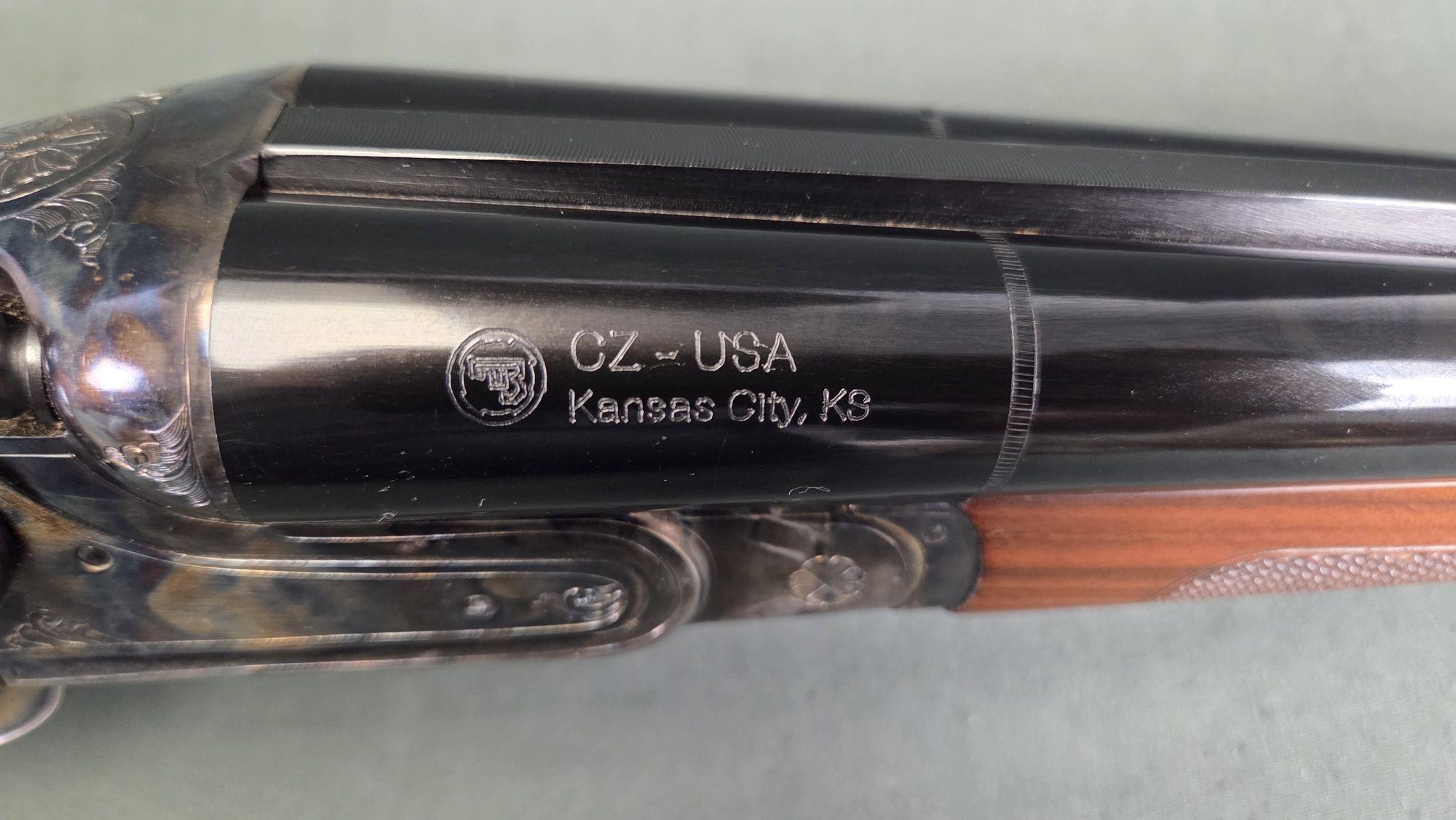 CZ-USA Hammer Coach side-by-side shotgun, 12 gauge with 20-inch barrels - Image 3