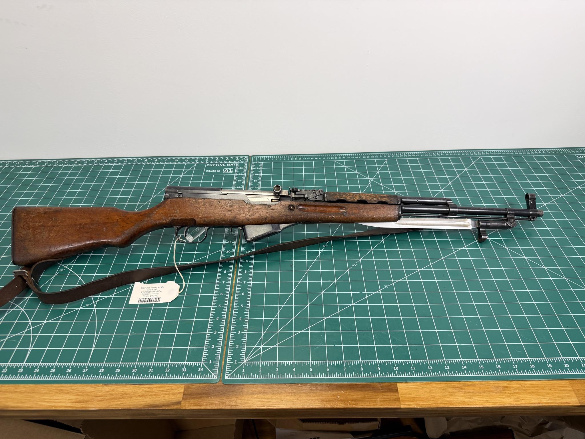 Early Chinese Type 56 SKS rifle