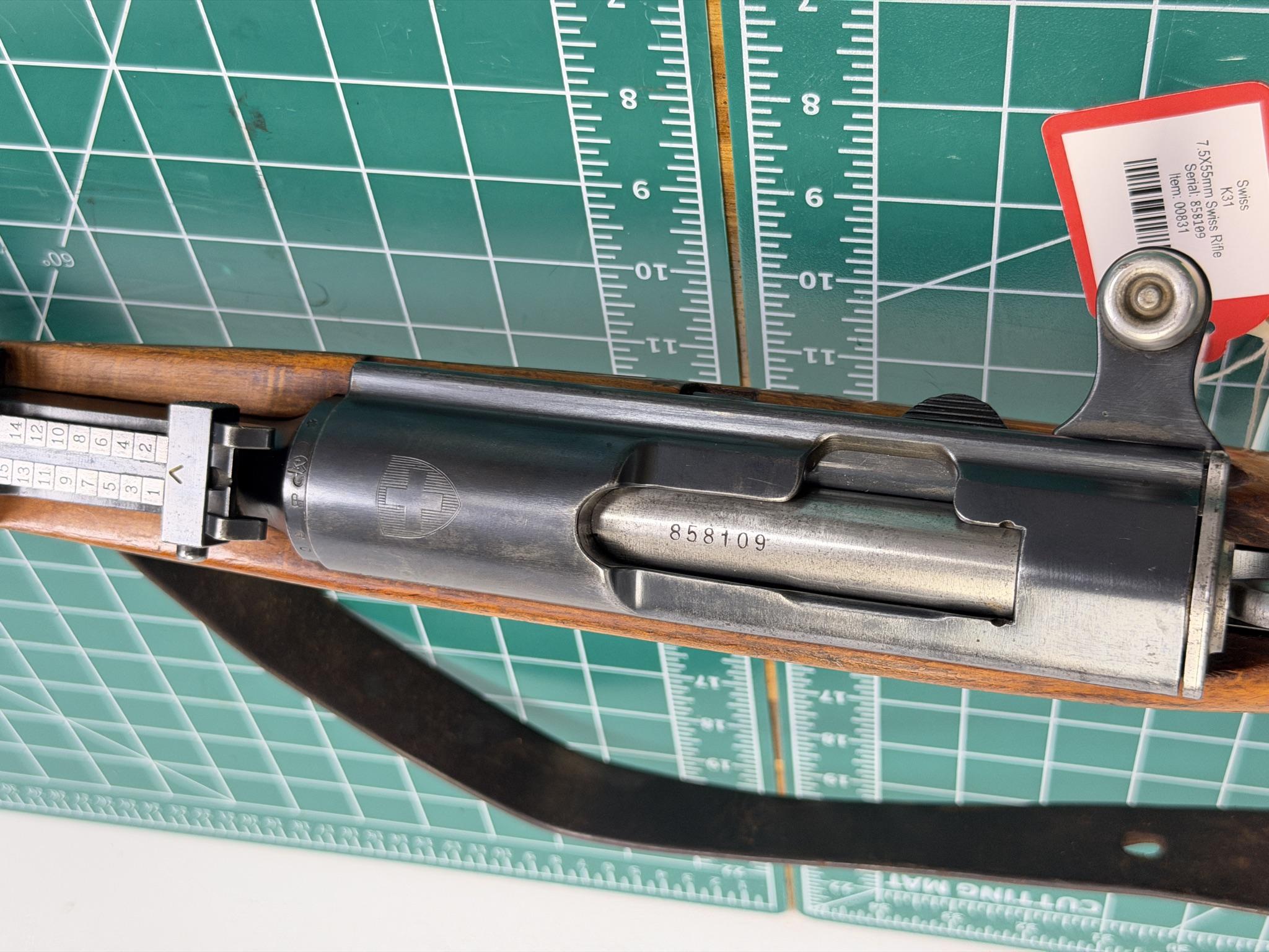 Swiss K31 Schmidt-Rubin straight-pull rifle - Image 5