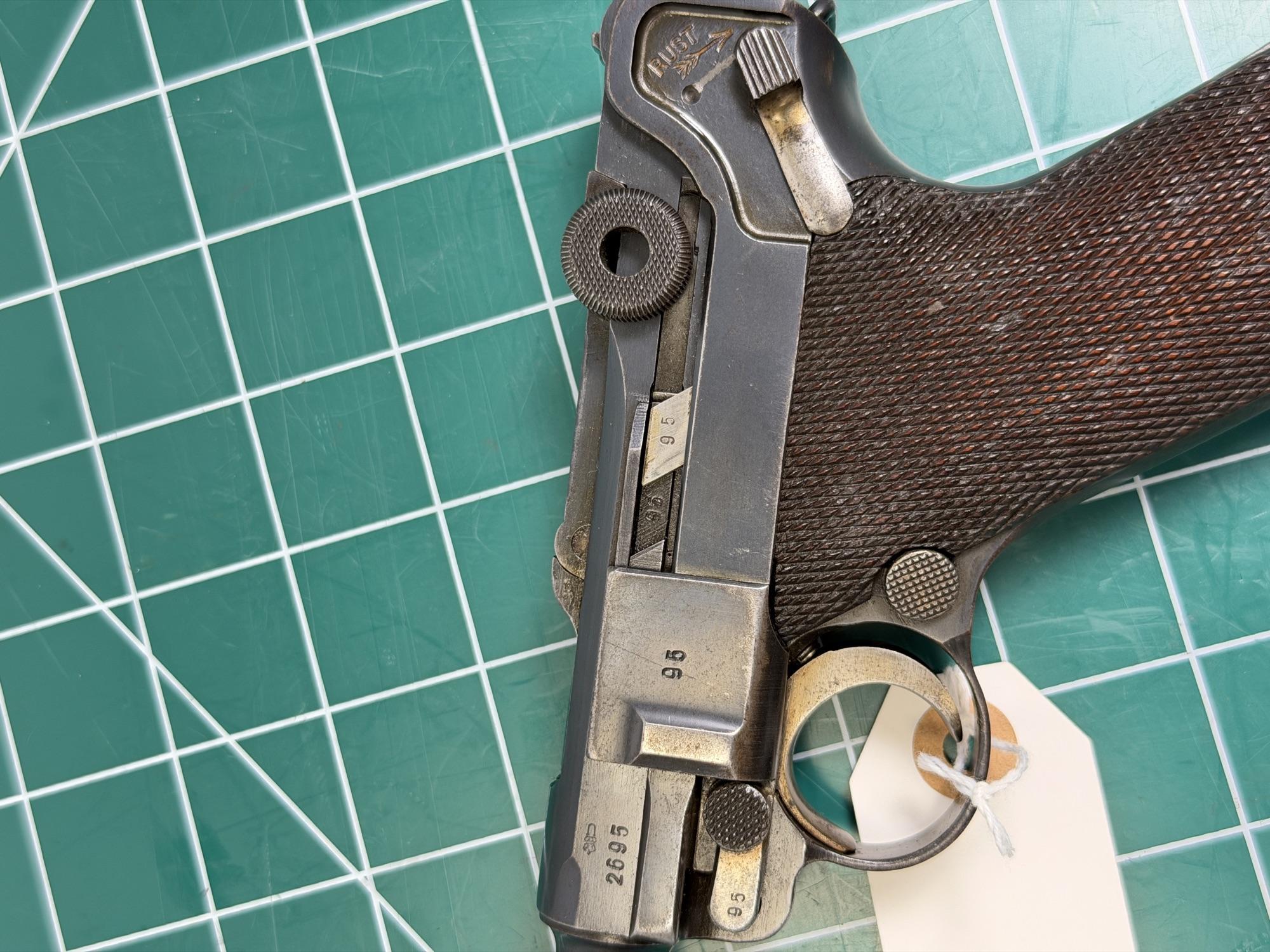 1940 Dutch contract Mauser Banner P.08 Luger - Image 7