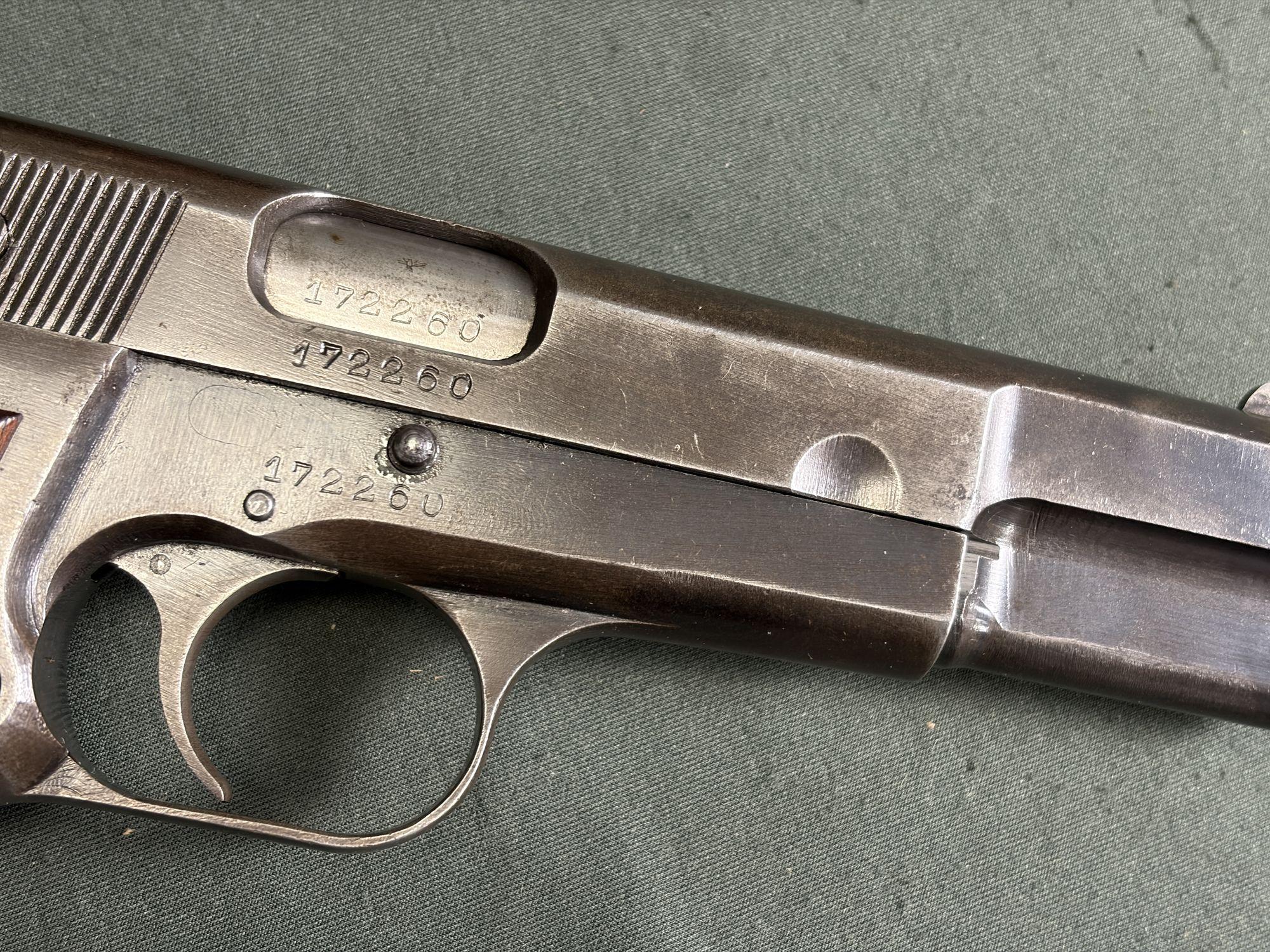 Nazi-marked FN Browning Hi Power, WaA140, all-matching - Image 5