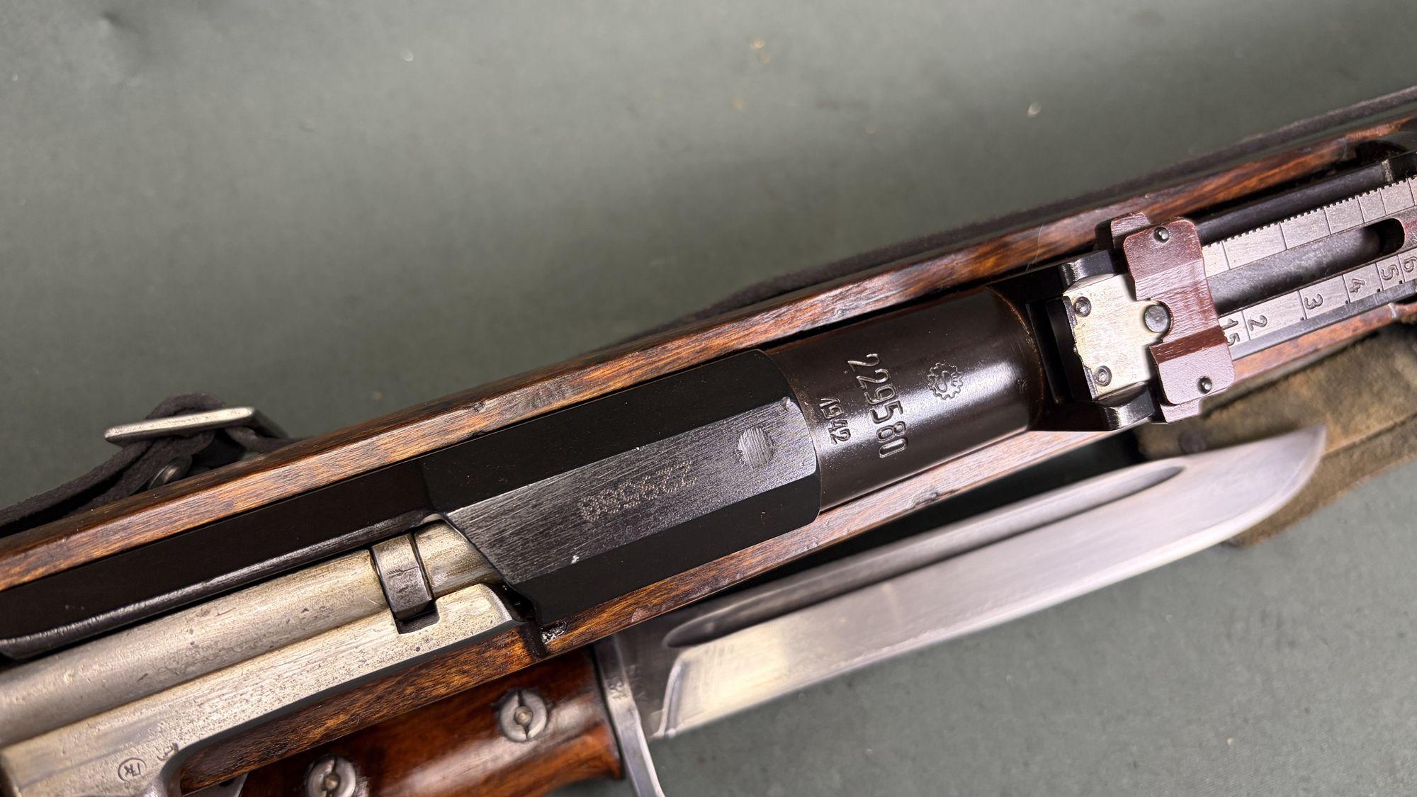 Antique Finnish M39 Mosin-Nagant 7.62×54R — 1898 Receiver, SAKO 1942, Finn-Matching NOS w/ Bayonet & Sling - Image 2