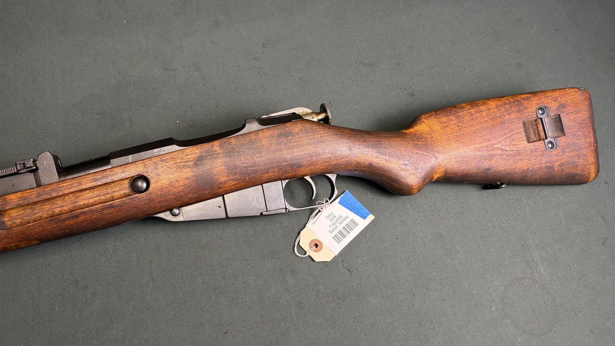Finnish M39 Mosin-Nagant 7.62×54R — SAKO 1944, Civil Guard Cartouche - Image 8