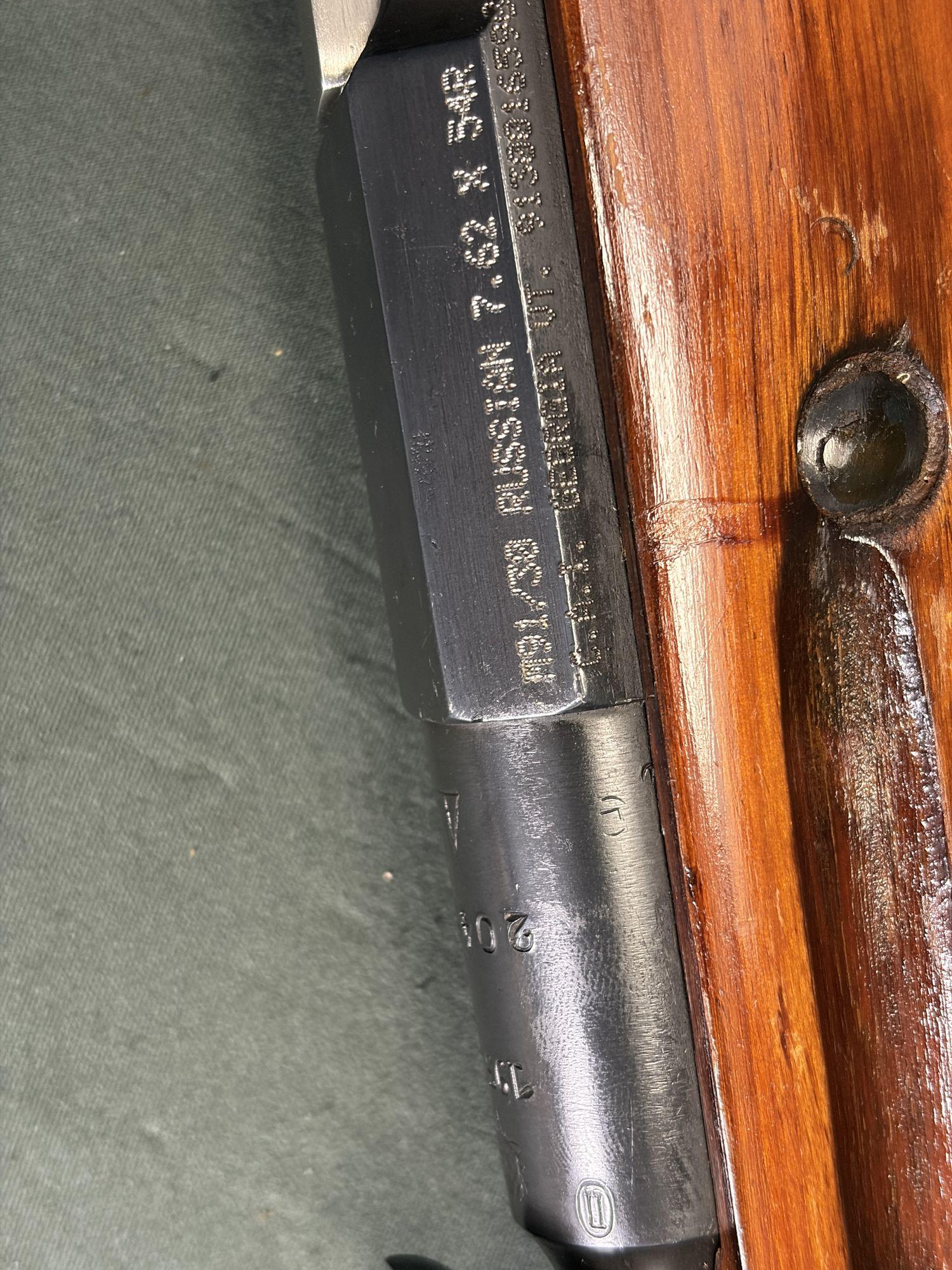 1930 Izhevsk Hex Soviet Mosin M91/30 7.62×54R, Matching - Image 5
