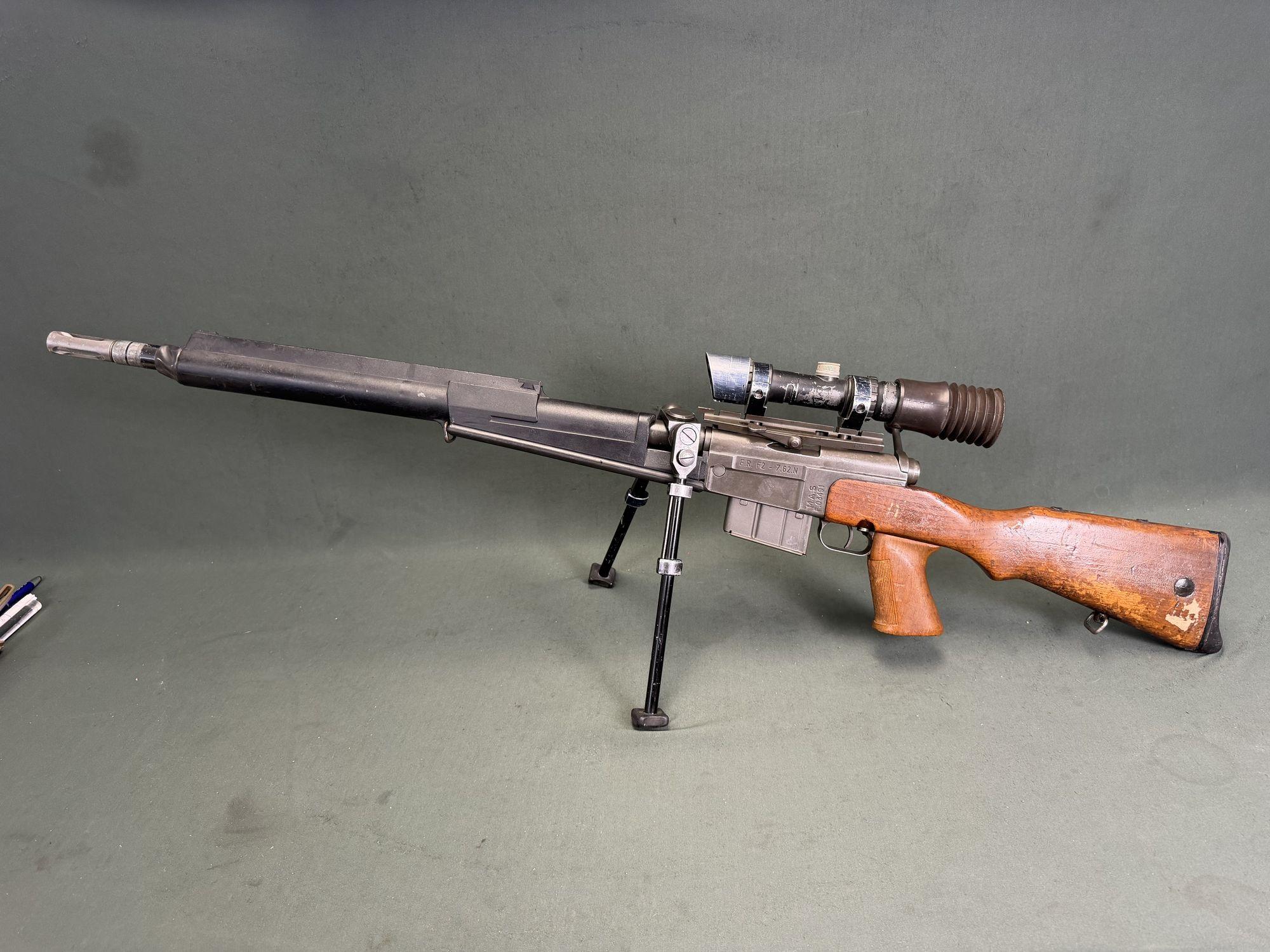 French FR-F2 sniper rifle chambered in 7.62 NATO