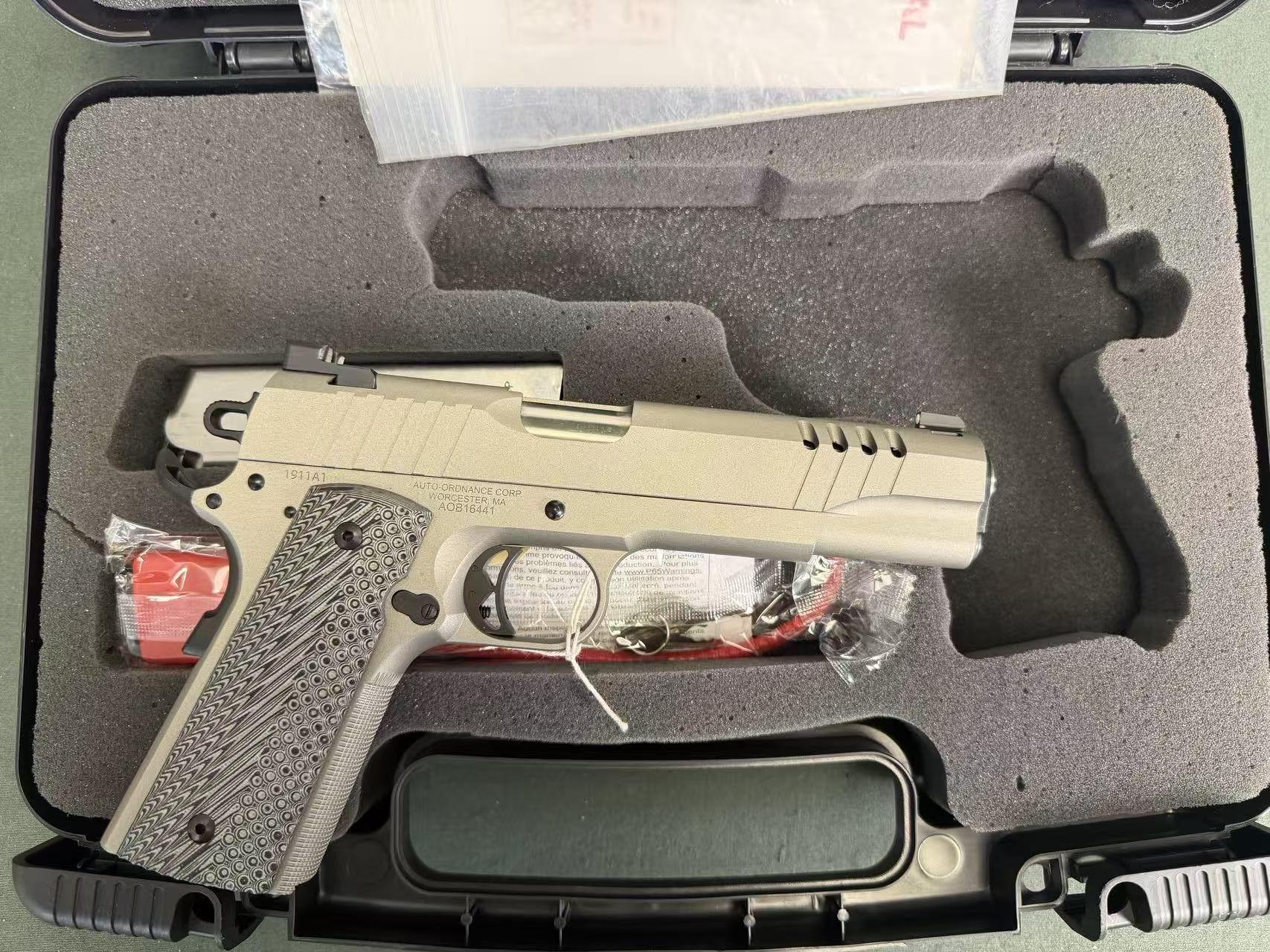 Auto-Ordnance 1911TCAC6 stainless 1911 .45ACP - Image 2