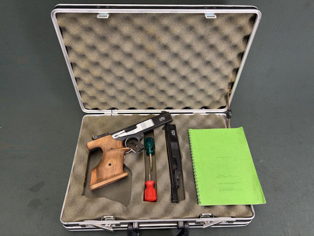 Sako Triace Target Pistol — .22 LR & .32 S&W, Cased