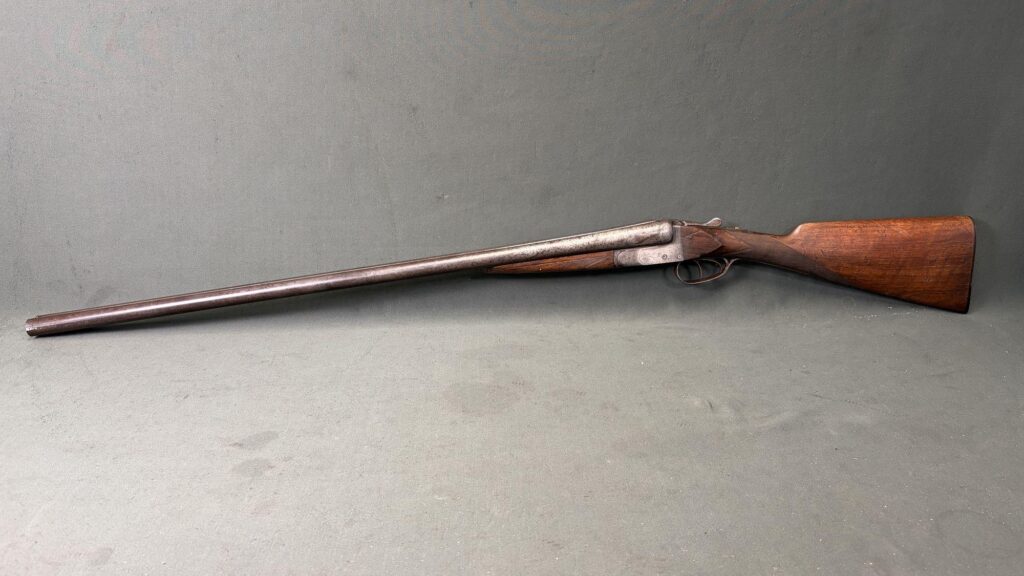 Belgian 12ga SxS Shotgun — Liège, Japanese Yokosuka Marked