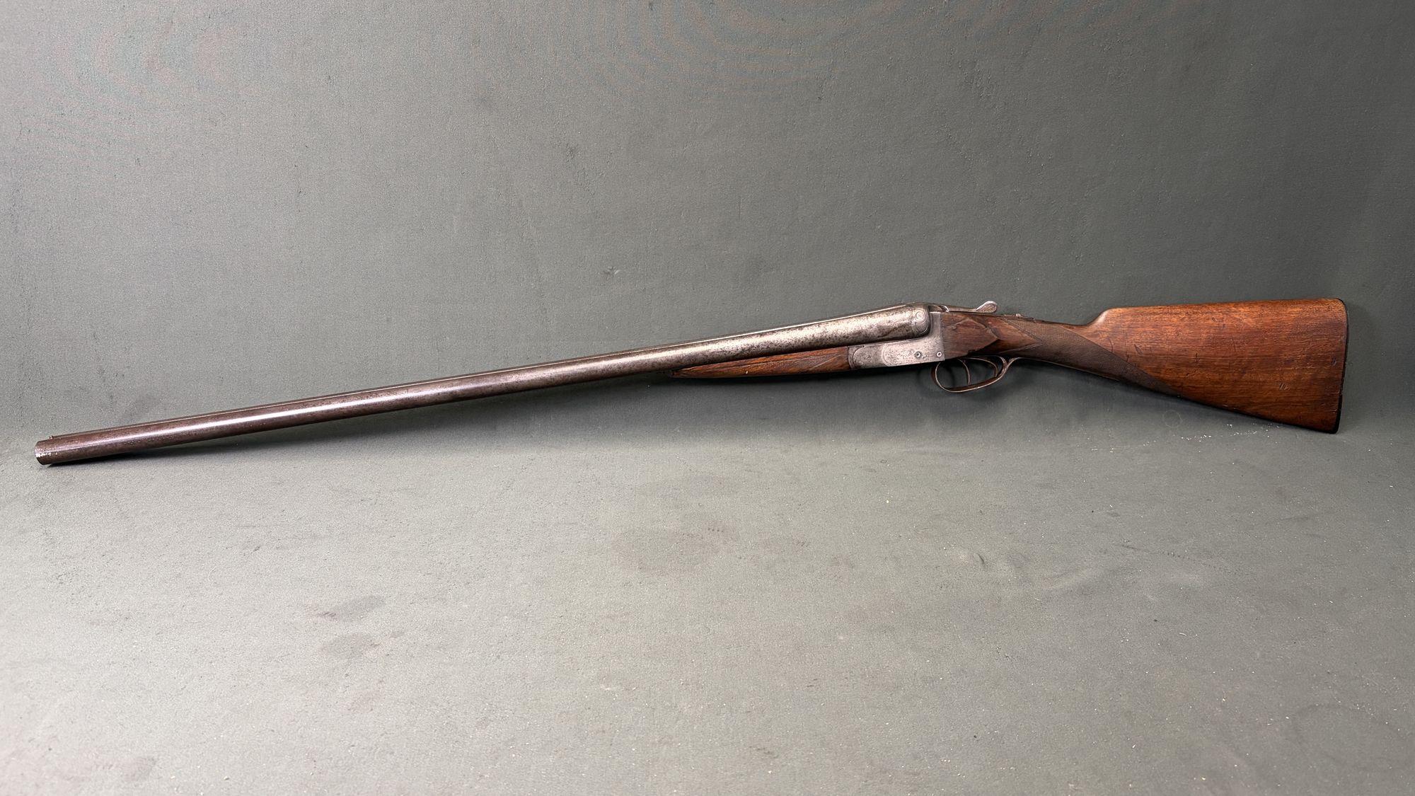 Belgian 12ga SxS Shotgun — Liège, Japanese Yokosuka Marked