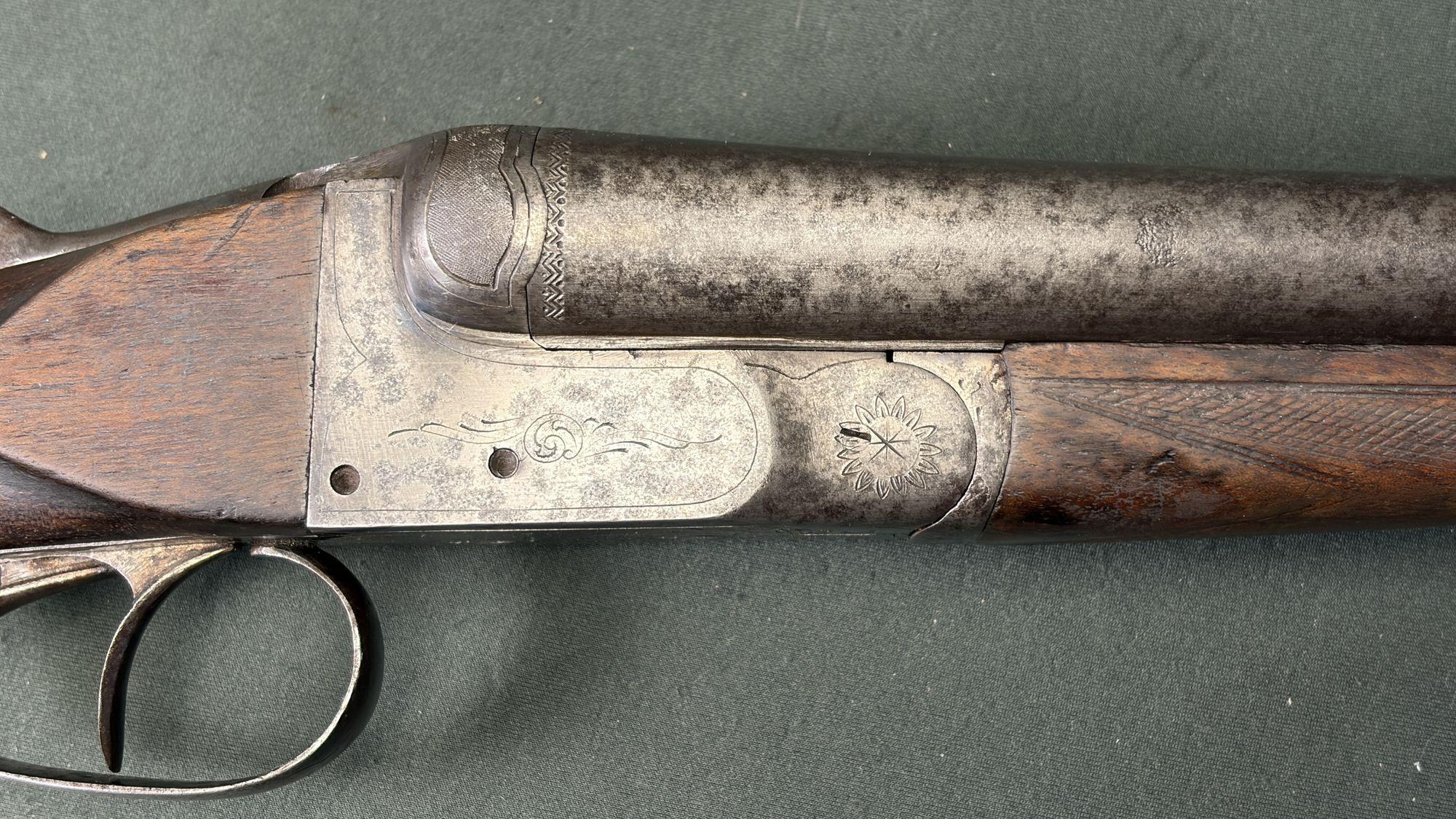 Belgian 12ga SxS Shotgun — Liège, Japanese Yokosuka Marked - Image 6