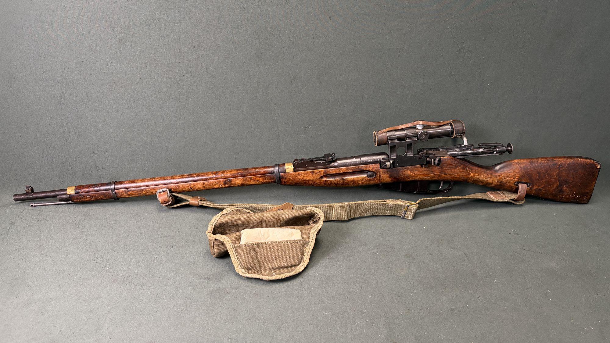 Soviet Mosin M91/30 PU Sniper Config 7.62×54R — 1942 Izhevsk