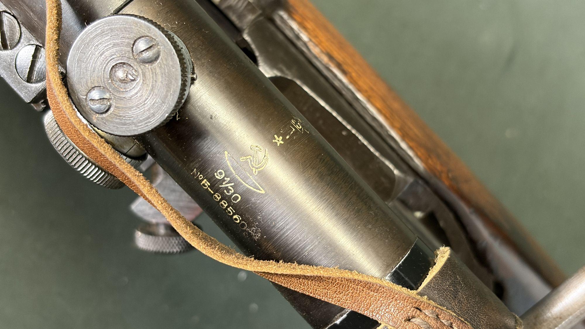 Soviet Mosin M91/30 PU Sniper Config 7.62×54R — 1942 Izhevsk - Image 7