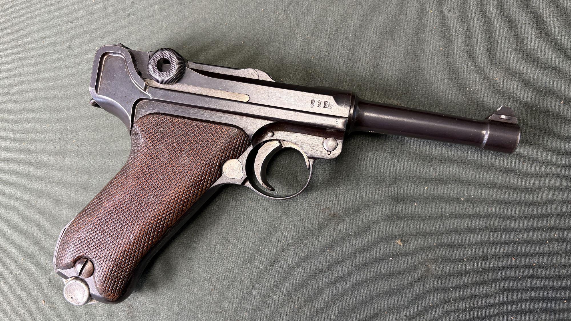 DWM P.08 Luger 9mm — 1918, Weimar Police, Matching - Image 3