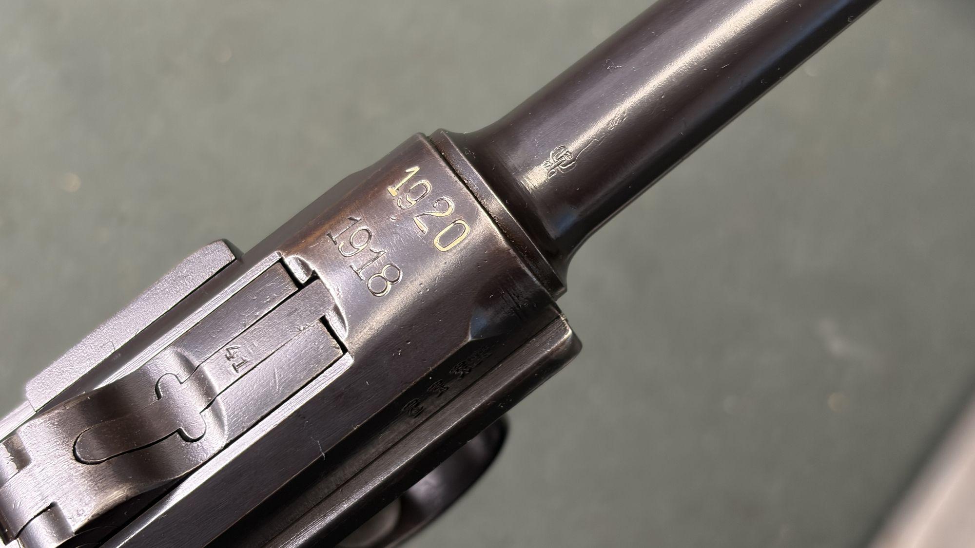 DWM P.08 Luger 9mm — 1918, Weimar Police, Matching - Image 11