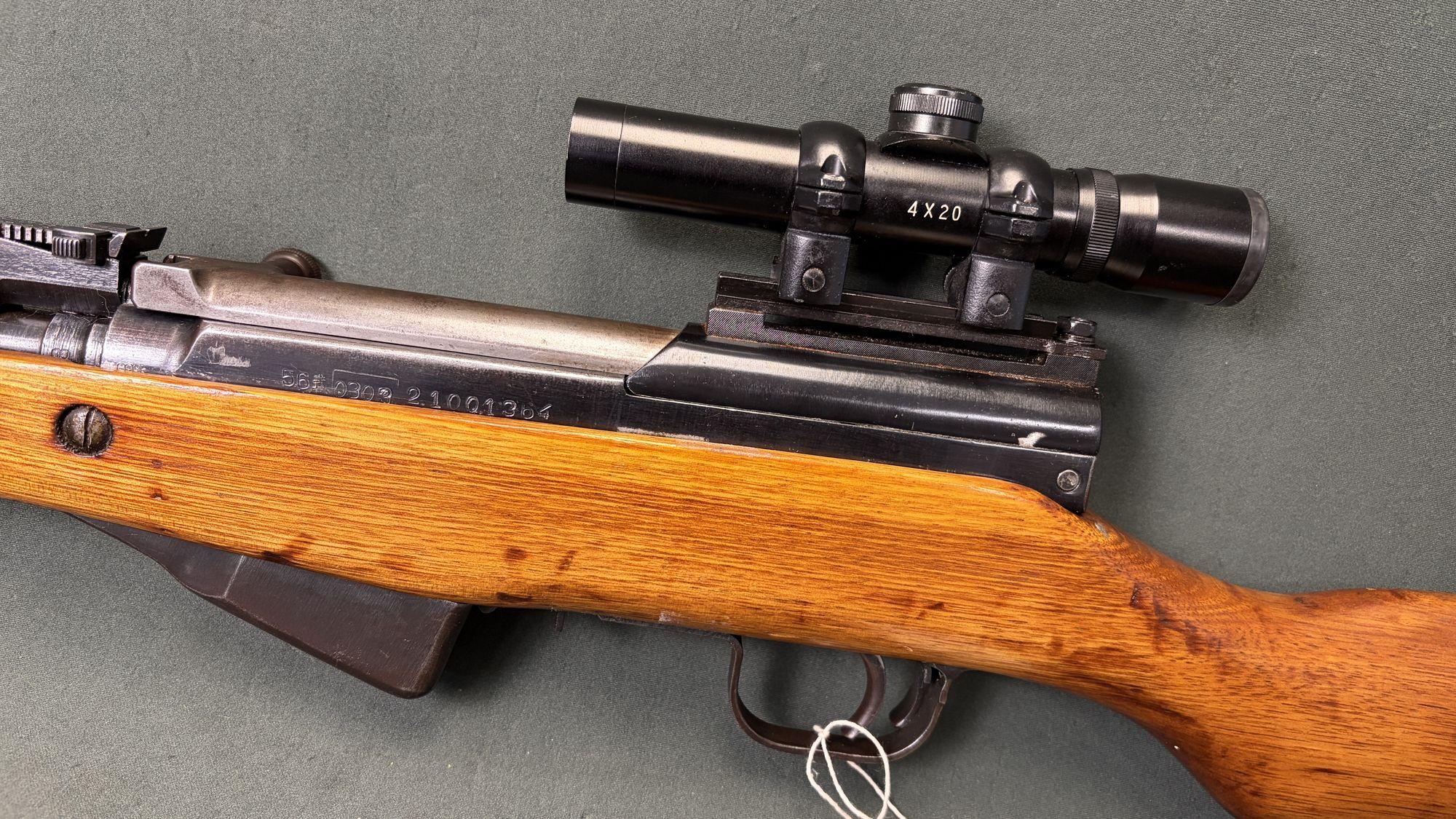Chinese Type 56 SKS 7.62×39 — Factory 303, Red Star Optic - Image 3