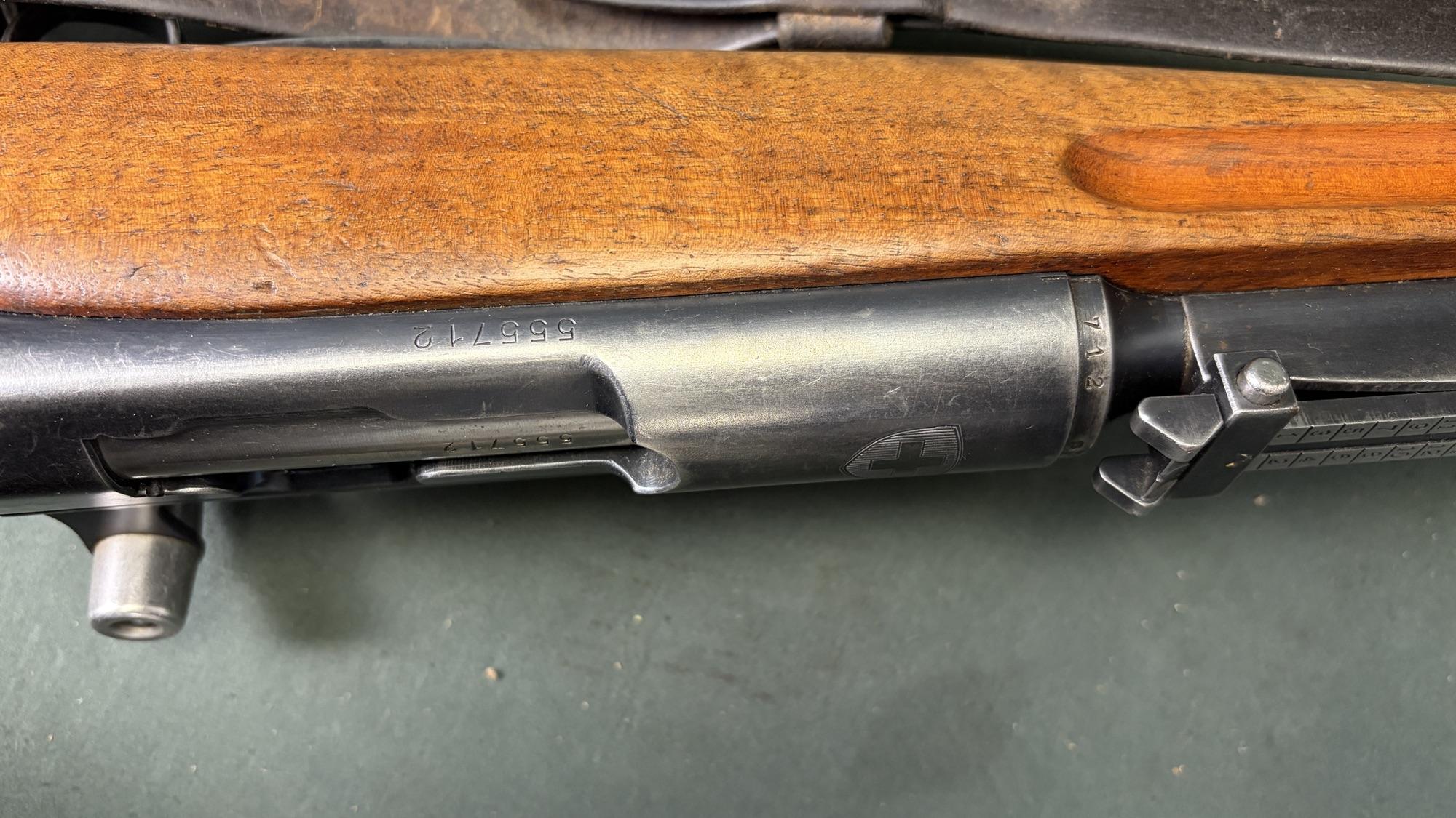 Swiss K31 7.5x55 All Matching Including Bayonet and Troop Tag - Image 3