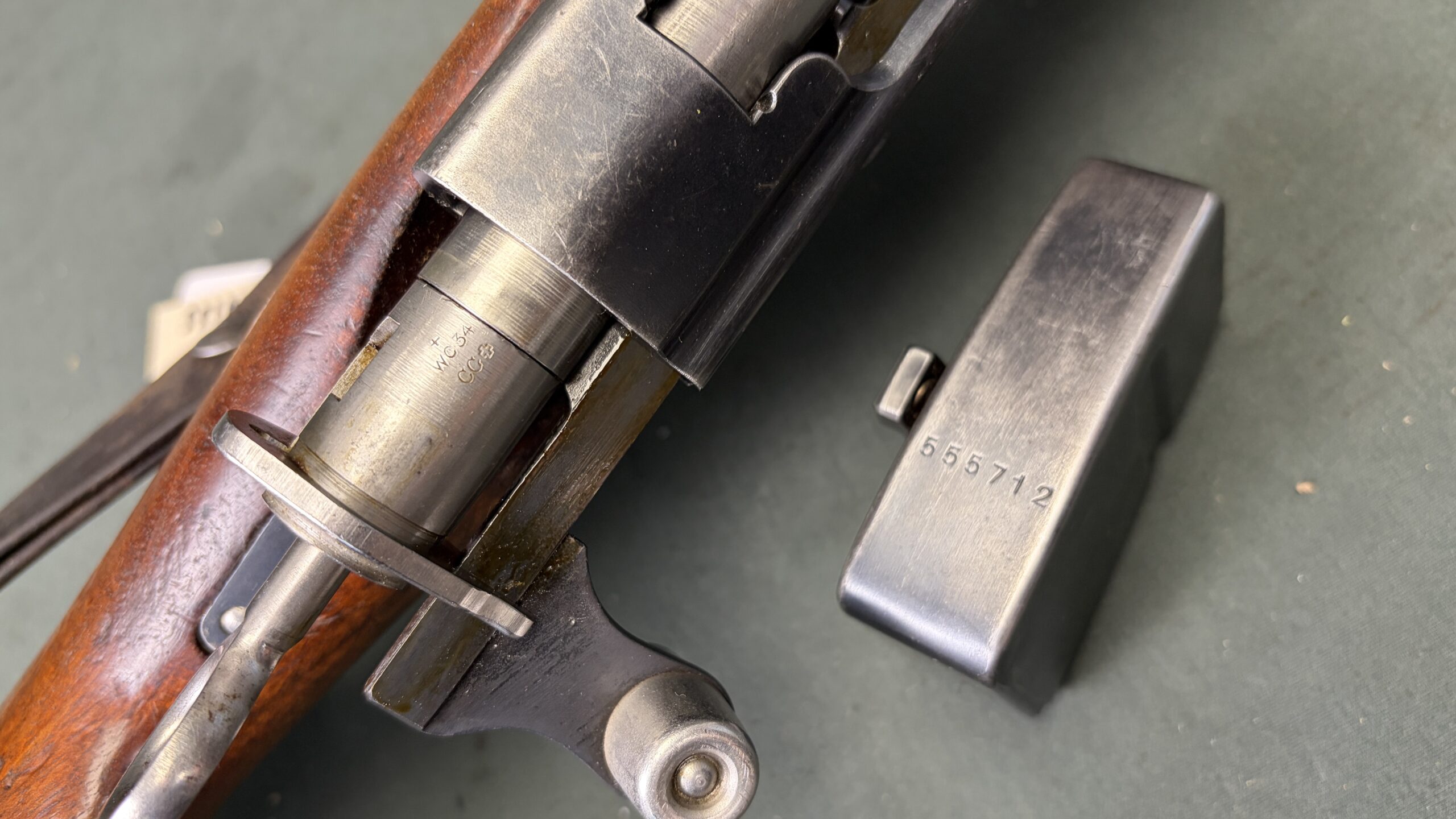 Swiss K31 7.5x55 All Matching Including Bayonet and Troop Tag - Image 8