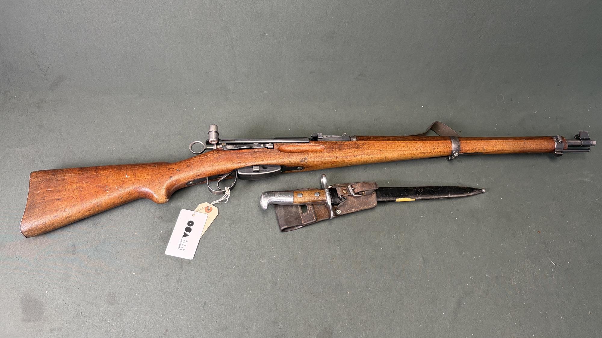 Swiss K31 7.5x55 All Matching Including Bayonet and Troop Tag - Image 7