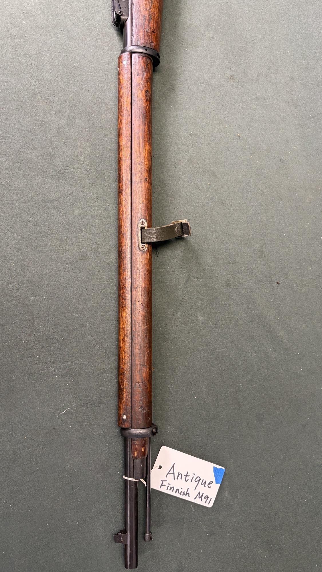 Antique 1897 Izhevsk Finnish M91 Mosin Nagant 7.62x54R SA Marked No FFL - Image 14