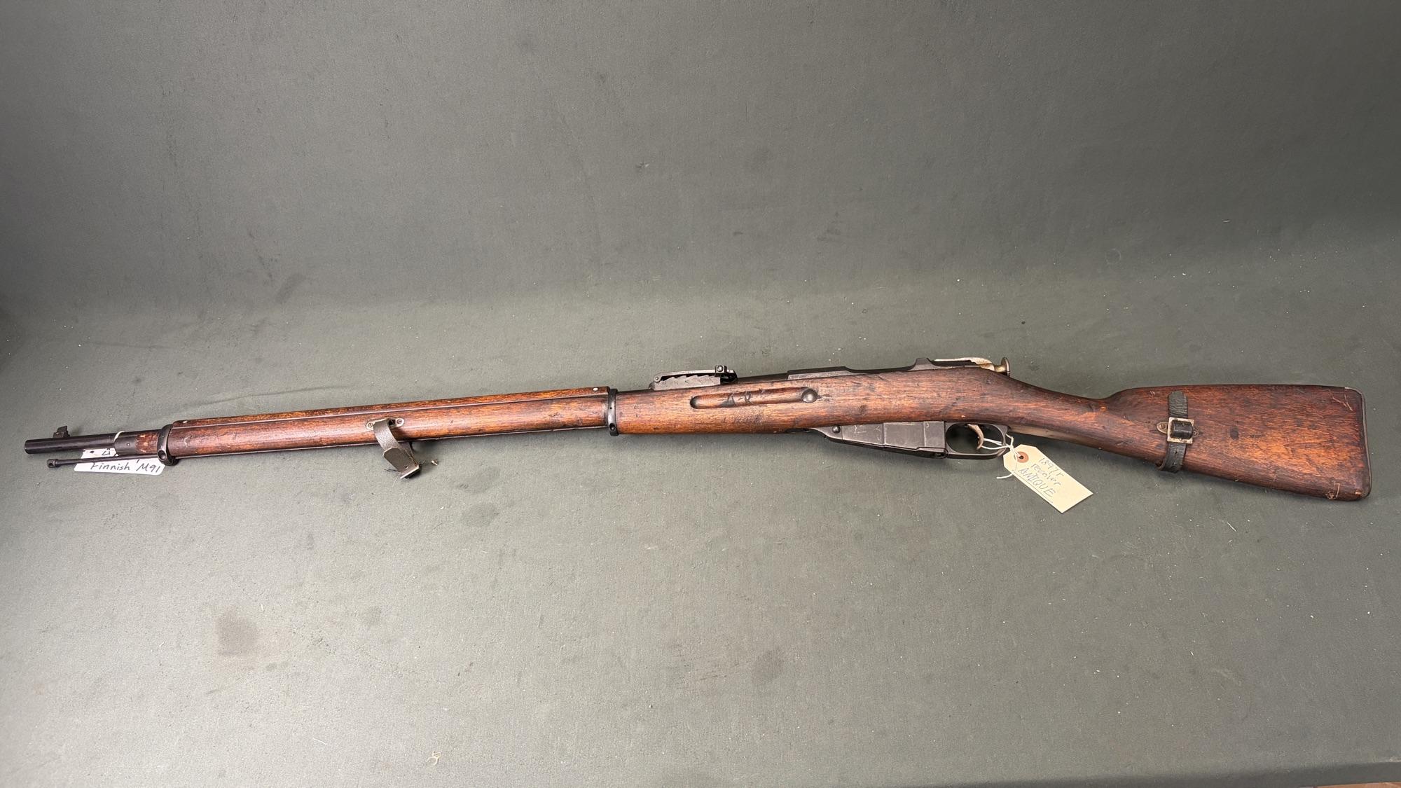 Antique 1897 Izhevsk Finnish M91 Mosin Nagant 7.62x54R SA Marked No FFL - Image 16