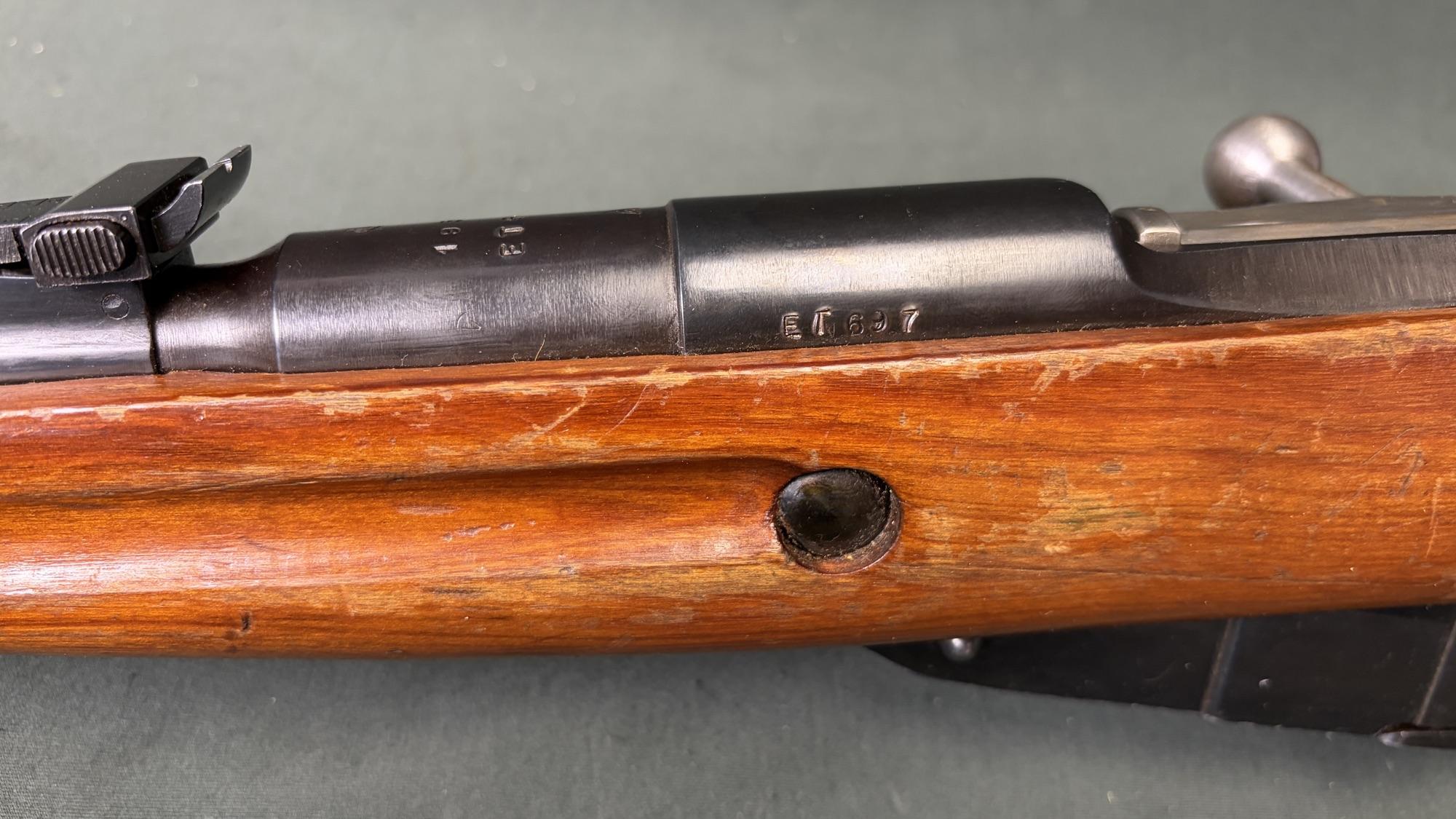 1954 Cugir Romanian M53 Mosin Nagant Carbine 7.62x54R Appears Unfired - Image 3
