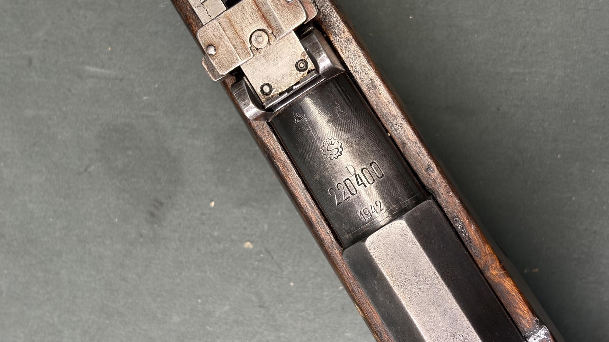 1942 SAKO Finnish M39 Mosin Nagant 7.62x54R Gear Cartouche Bright Bore - Image 3