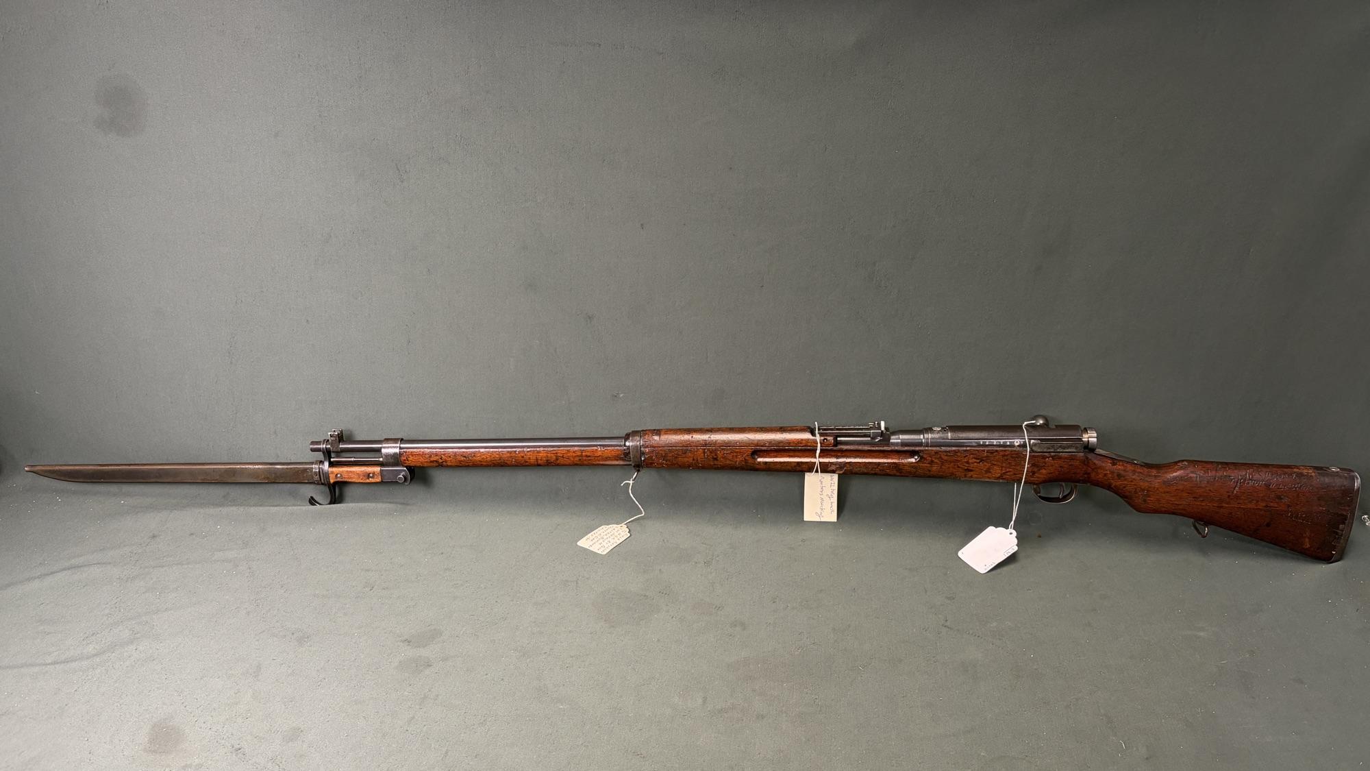 Circa 1936 Japanese Type 38 Arisaka 6.5x50mm Intact Mum Attributed Bringback - Image 2