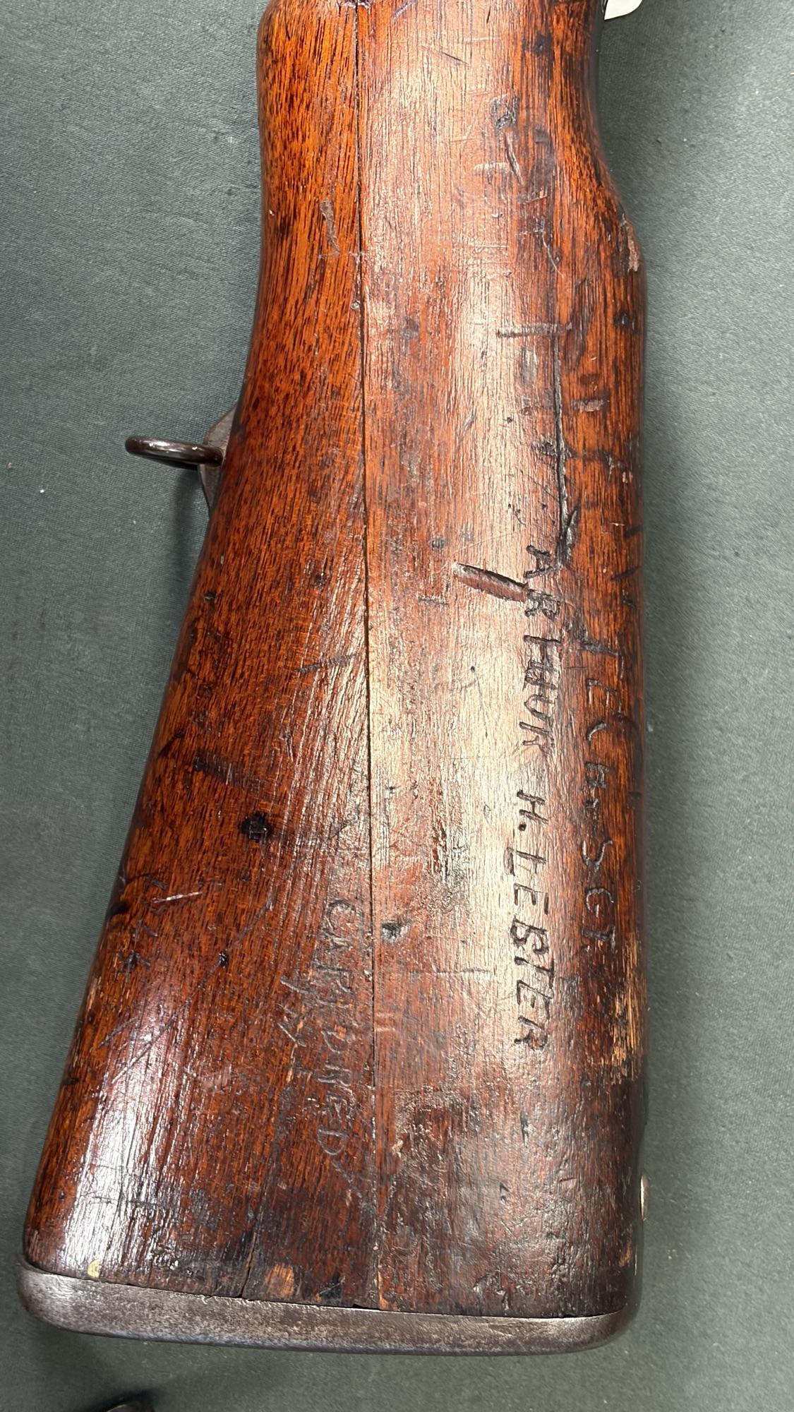 Circa 1936 Japanese Type 38 Arisaka 6.5x50mm Intact Mum Attributed Bringback - Image 4