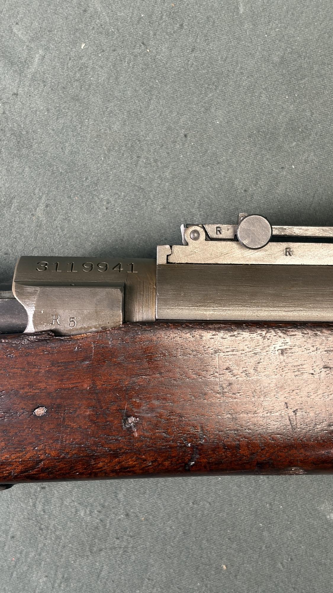 Remington M1903 .30-06 RA 3-42 Barrel FJA Cartouche R Marked Bolt - Image 9