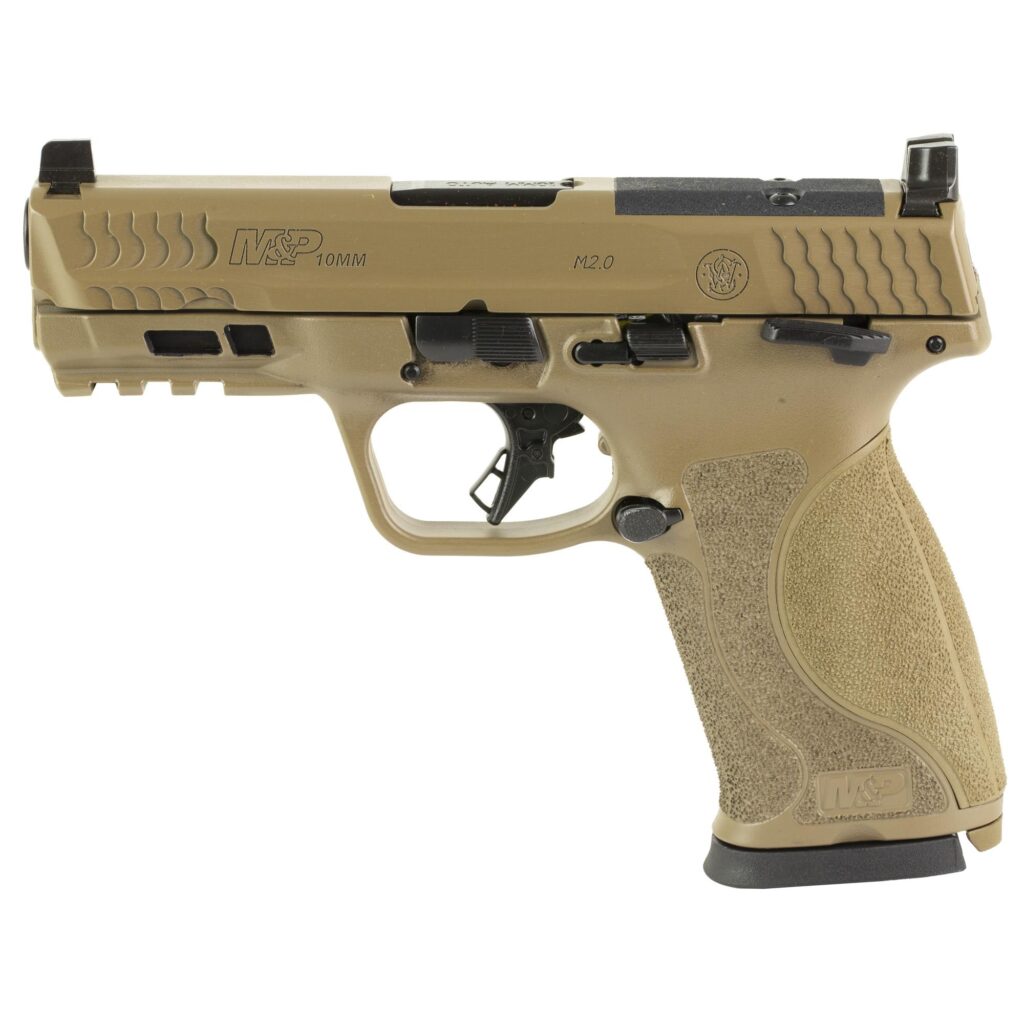 Smith & Wesson M&P 10mm M2.0 4″ FDE Optics-Ready — Pre-Owned