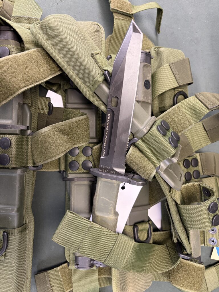 Extrema Ratio Fulcrum Bayonet — French VIGI FÉLIN Issue, Scabbard & Drop-Leg Harness