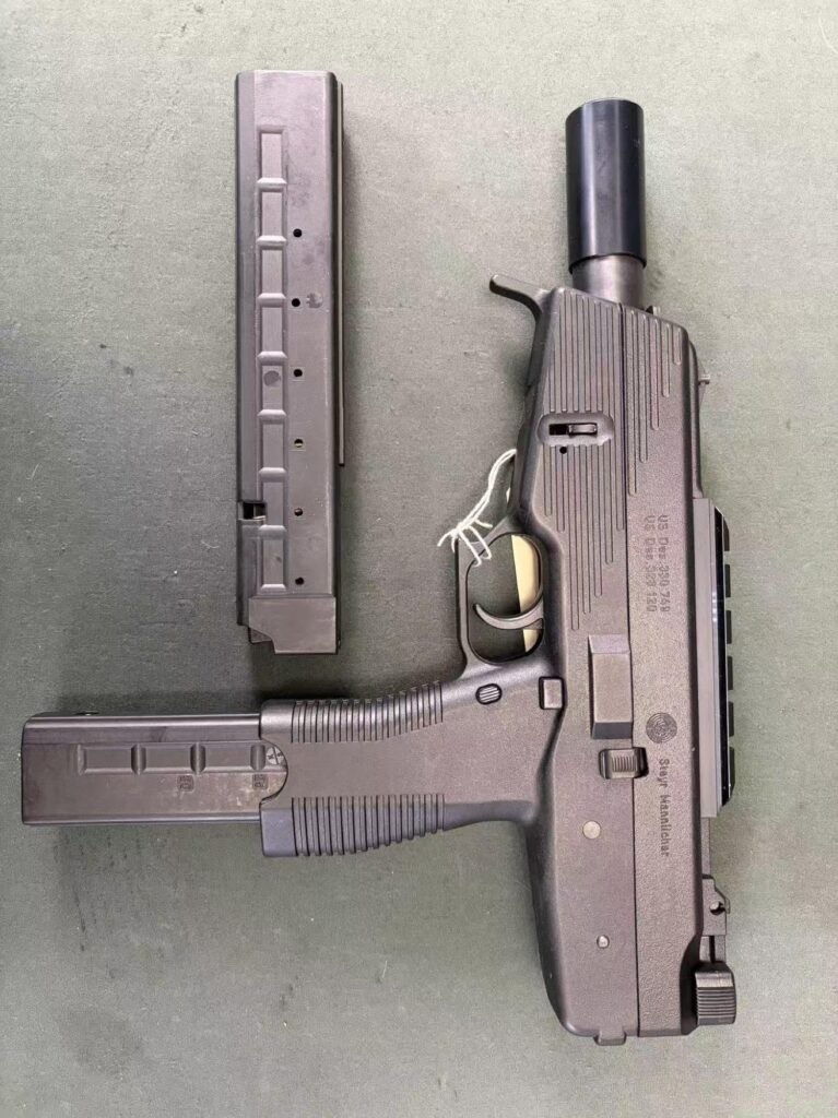 Steyr SPP 9×19 Pistol — Austrian, Very Low Round Count, Two 30-Round Mags