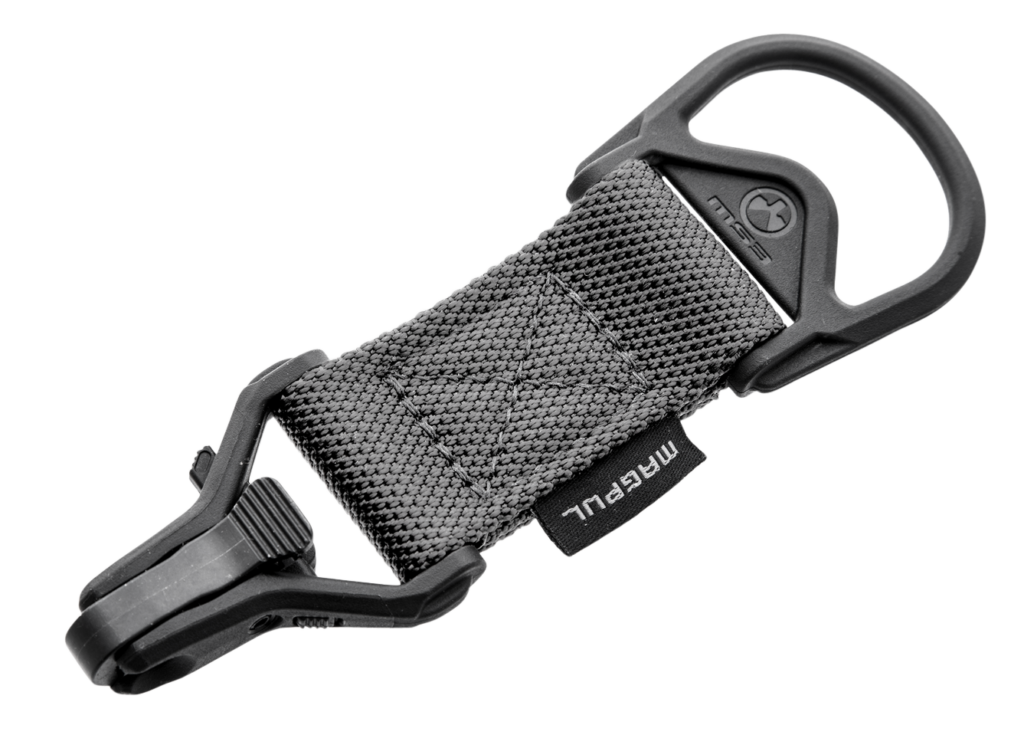 Magpul MAG516-GRY MS1/MS3 Sling Adapter made of Steel with Stealth Gray Melonite Finish, Polymer Hardware, Nylon 1.25″ Webbing & Two to One-