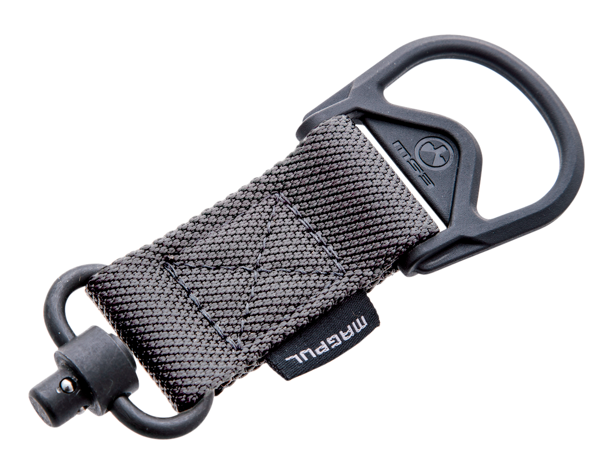 Magpul MS1/MS3 QD Sling Adapter – Push-Button One-Point, 1.25" Webbing, Stealth Gray