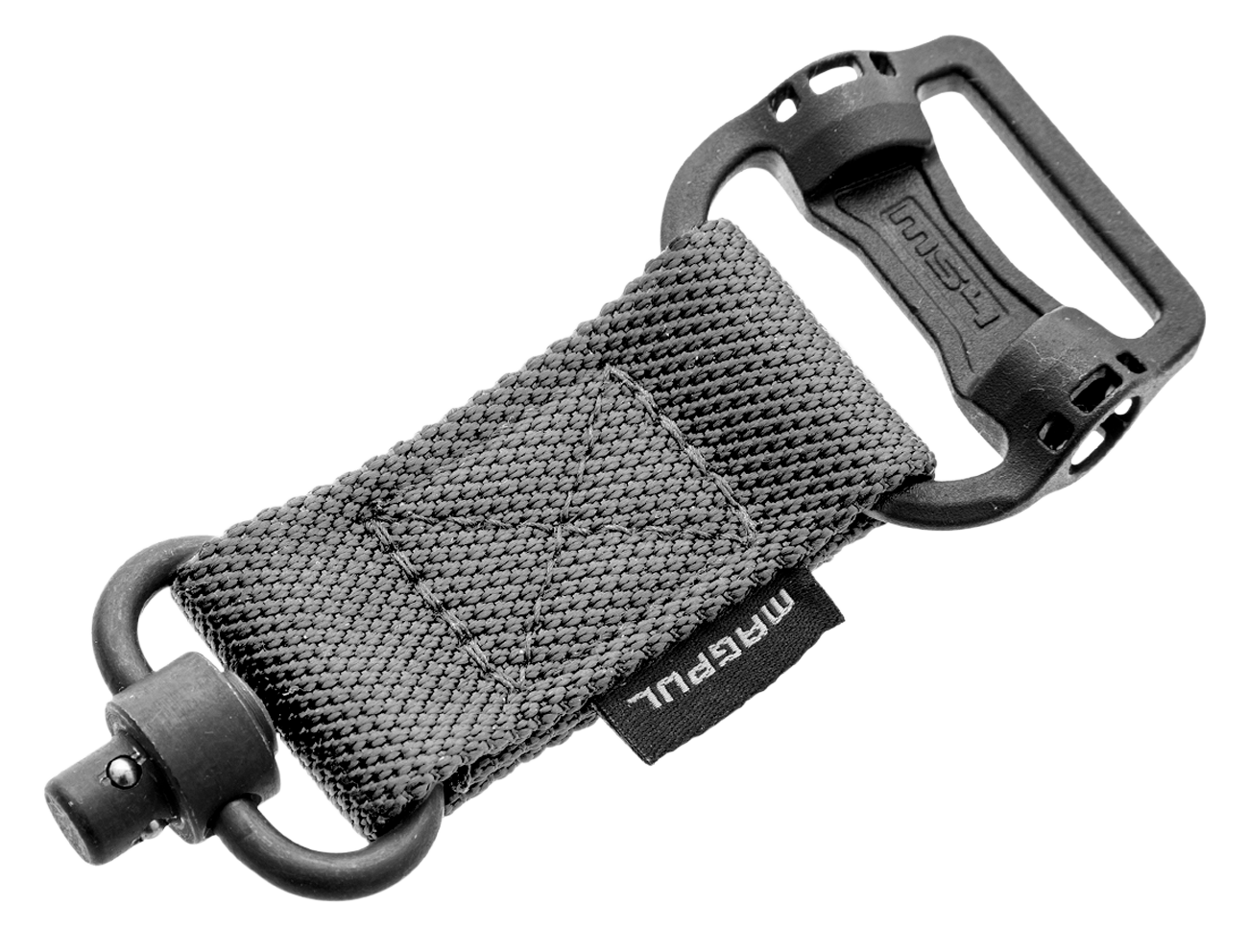 Magpul MS1/MS4 Dual QD Sling Adapter – Two- to One-Point, 1.25" Webbing, Stealth Gray