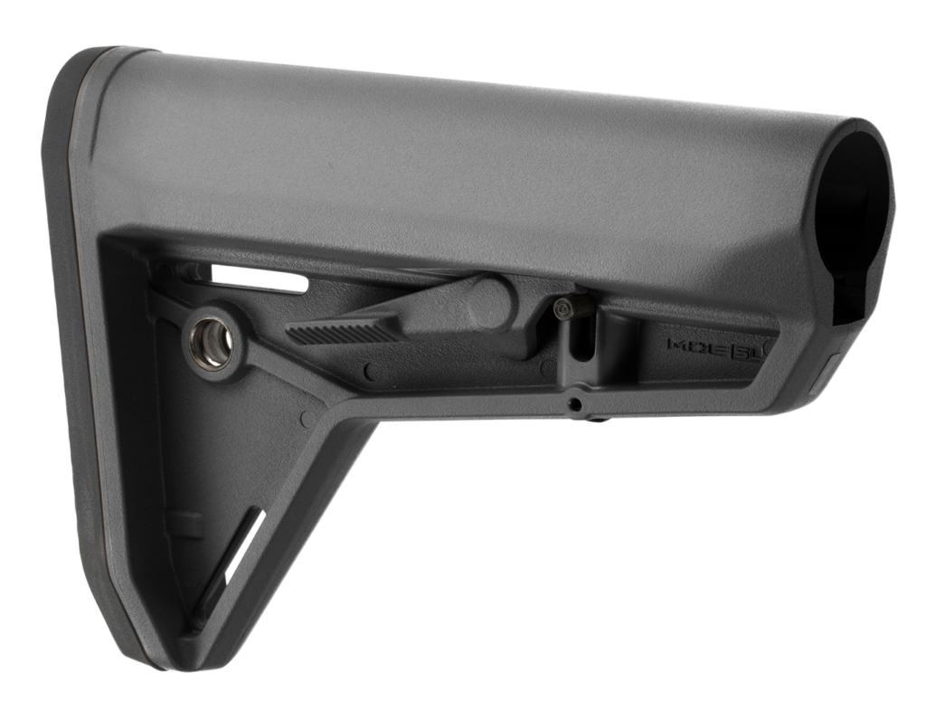 Magpul MOE SL Carbine Stock – Mil-Spec AR-15/M4, Stealth Gray