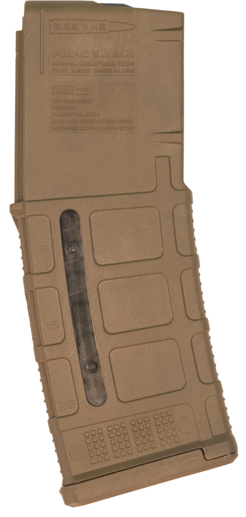 Magpul PMAG 30 AR/M4 GEN M3 Window – 30rd 5.56 NATO/.223 Rem, Medium Coyote Tan