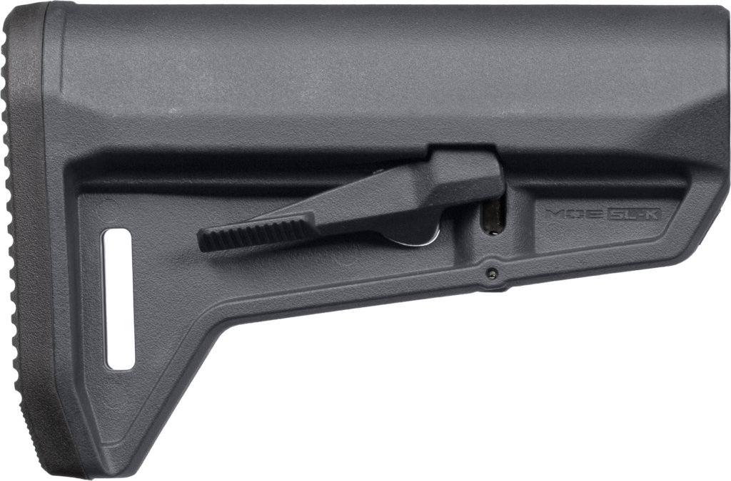 Magpul MOE SL-K Carbine Stock – Mil-Spec, AR-15/M4, Stealth Gray
