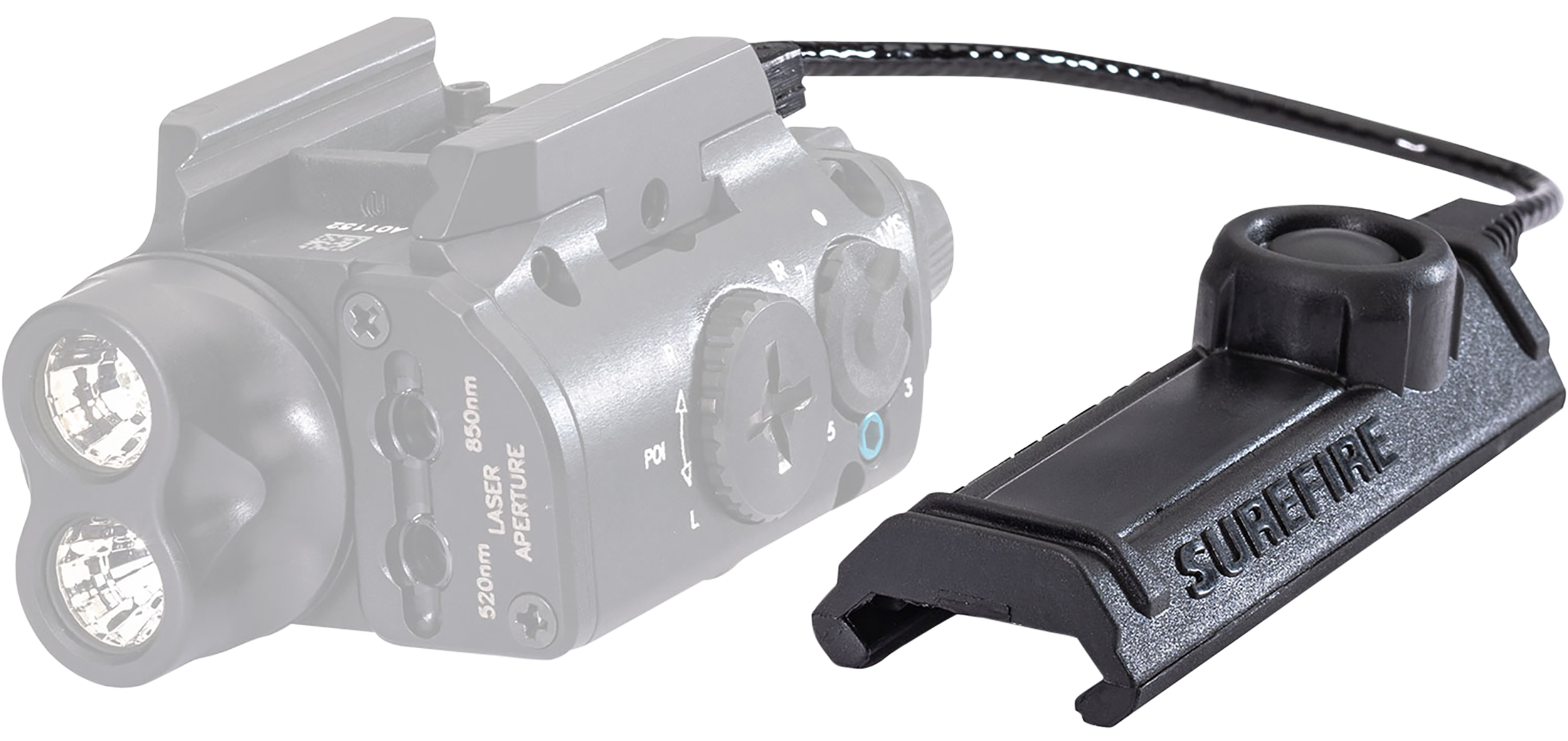 SureFire RSRSR07 Remote Pressure Switch Assembly for XVL2, Black