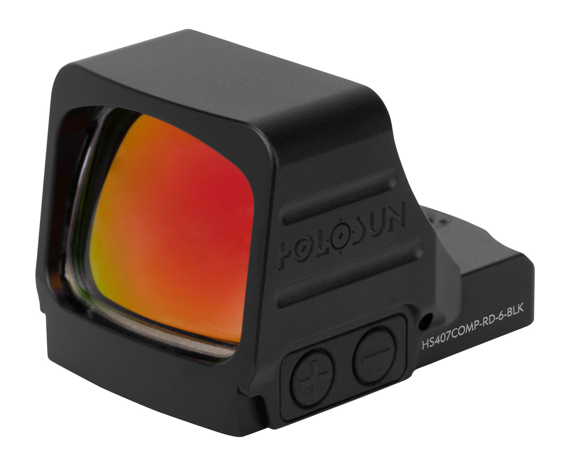 Holosun HE407COMP-GR-6-BLK 407COMP Reflex Sight – 6 MOA Green Dot, BLK Version