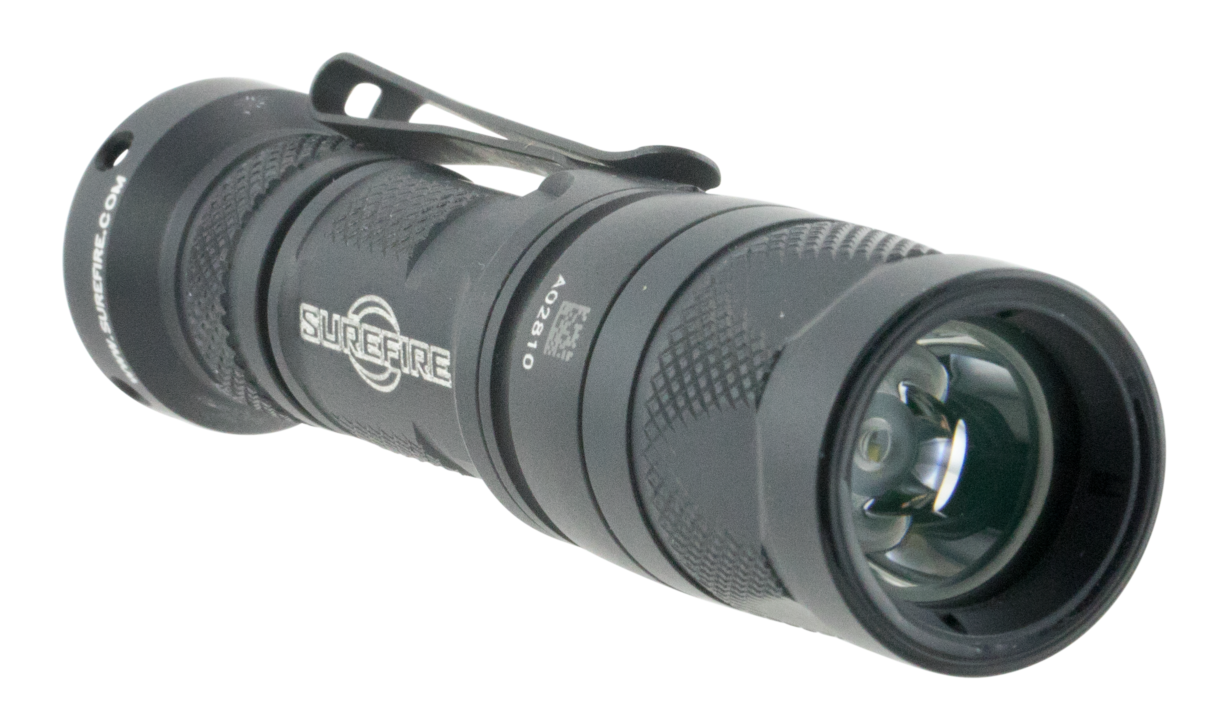 SureFire Aviator Dual-Output Flashlight – White and Red LED, 250 Lumens, Black