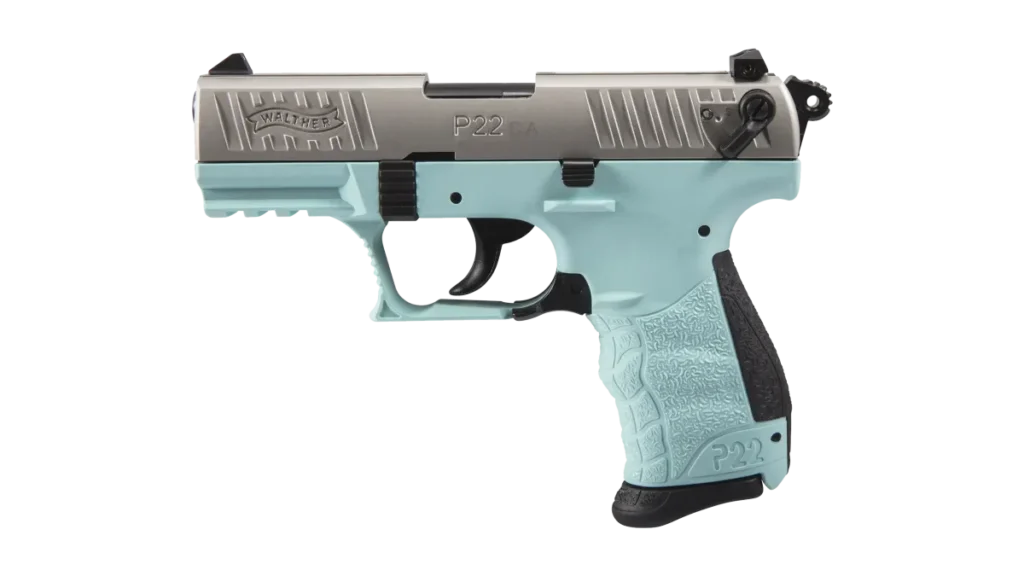 Walther P22 .22 LR 3.42 Inch Angel Blue 10 Round California New in Box