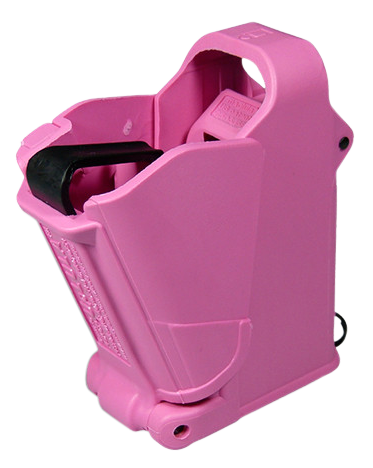maglula UpLULA Universal Pistol Magazine Loader & Unloader – 9mm Luger to .45 ACP, Pink