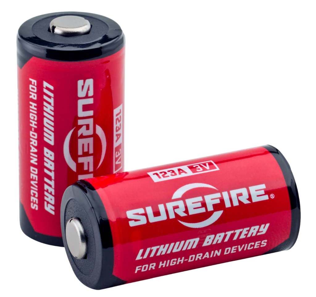 SureFire SF6BC 123A Lithium Batteries – 3.0 Volt, 1,500 mAh, 6-Pack