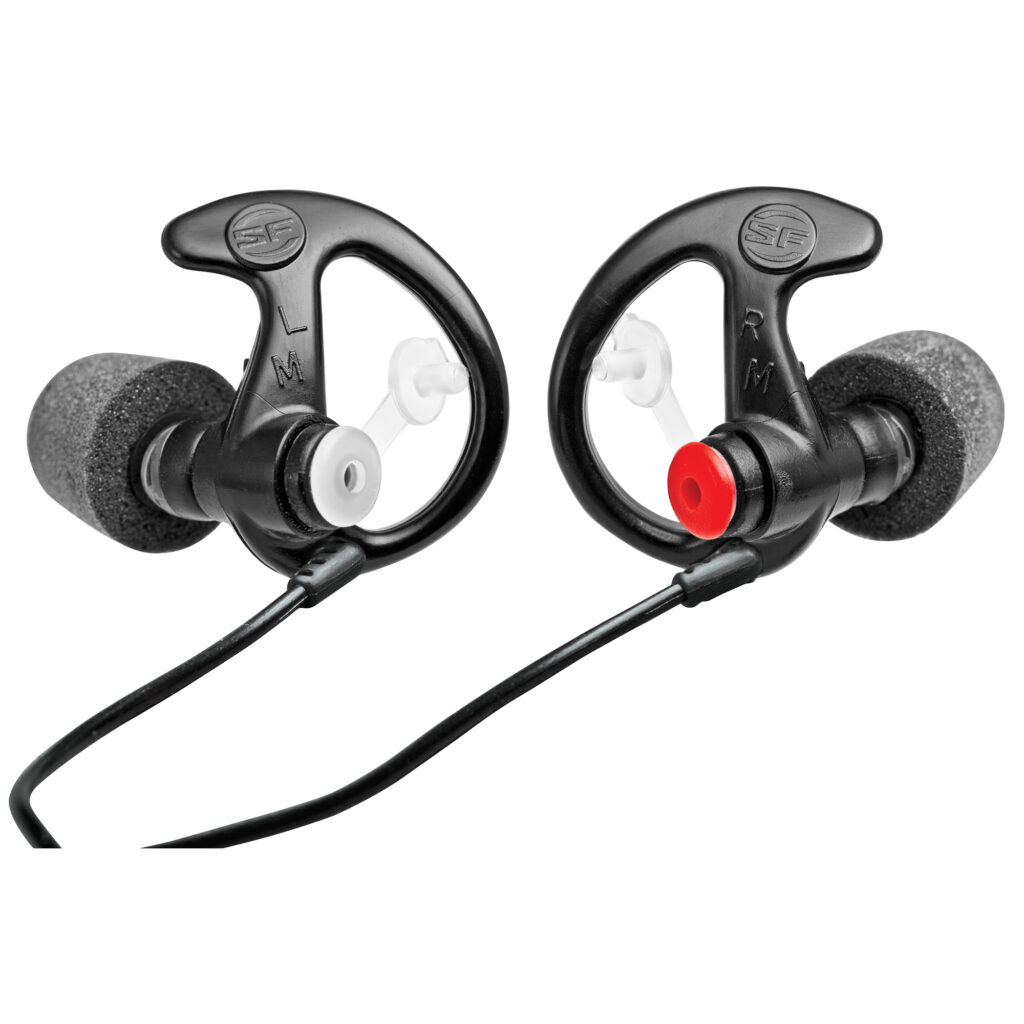 SureFire EP7 Sonic Defenders Ultra Earplugs – NRR 28 dB, Foam Tips, Medium, Black