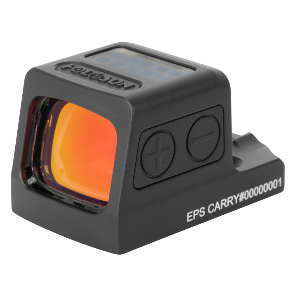 Holosun EPS-CARRY-GD-2 EPS Carry Enclosed Pistol Sight – 2 MOA Gold Dot
