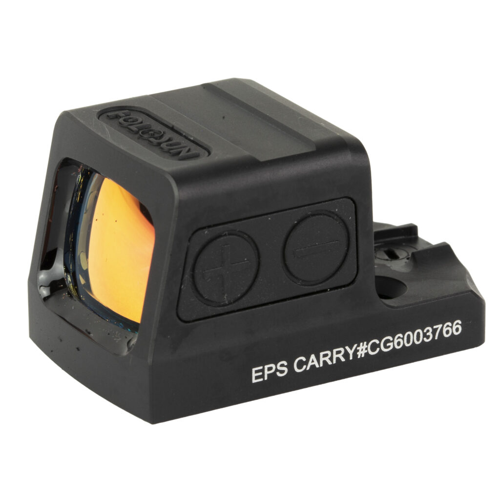 Holosun EPS-CARRY-GR-6 Enclosed Carry Pistol Sight – 6 MOA Green Dot, Black