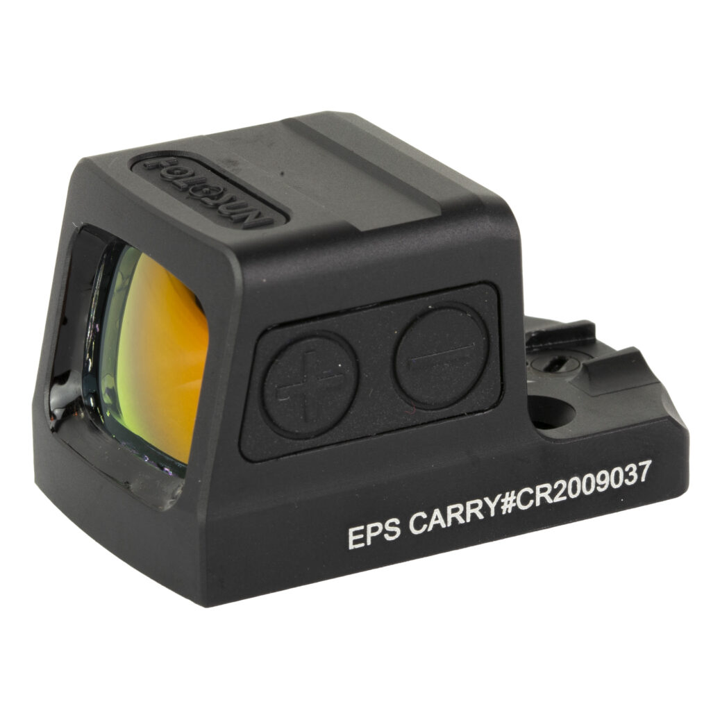 Holosun EPS-CARRY-RD-2 Enclosed Carry Pistol Sight – 2 MOA Red Dot, Black
