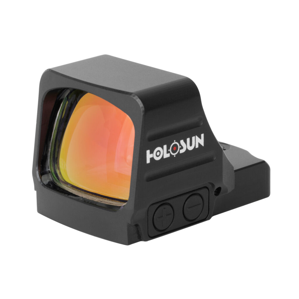 Holosun HE407COMP-GR-6 407COMP Open Pistol Sight – 6 MOA Green Dot, Black