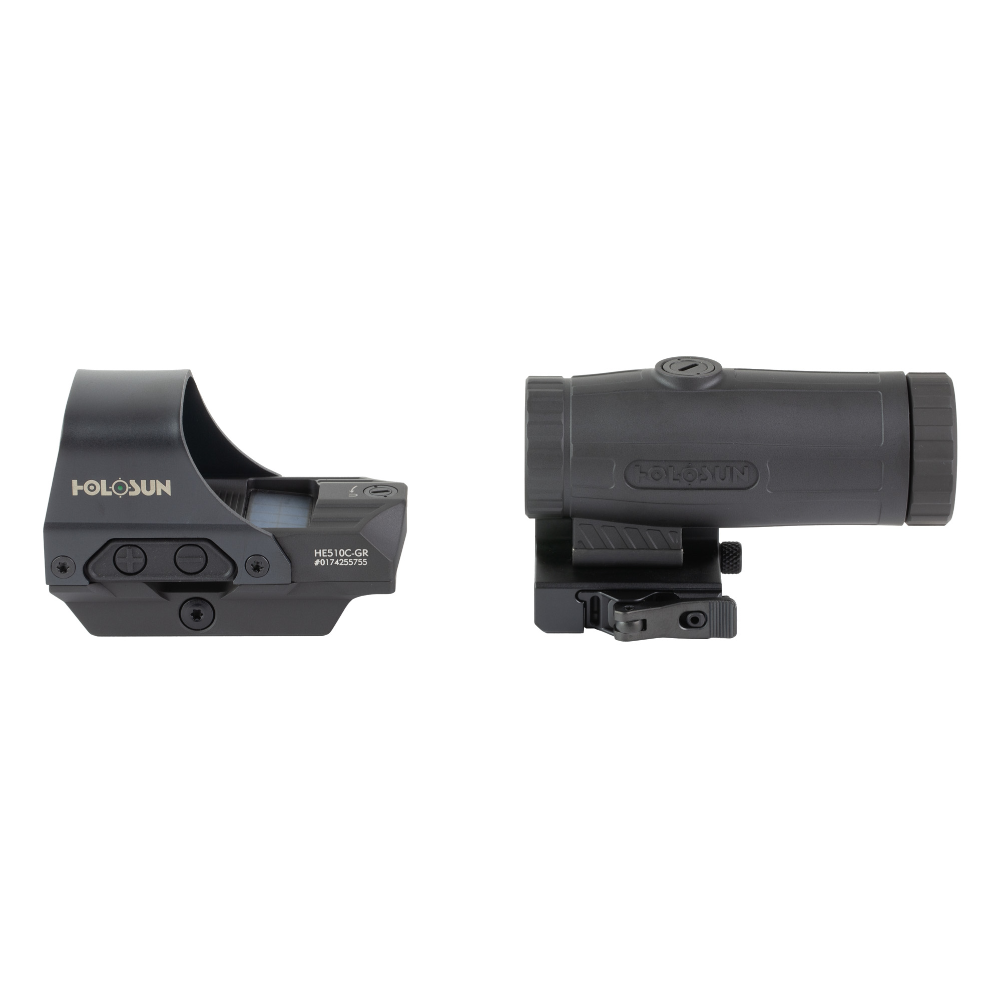 Holosun HE510C-GR+M3X Reflex Sight & HM3X Magnifier Combo – Green 2/65 MOA - Image 3